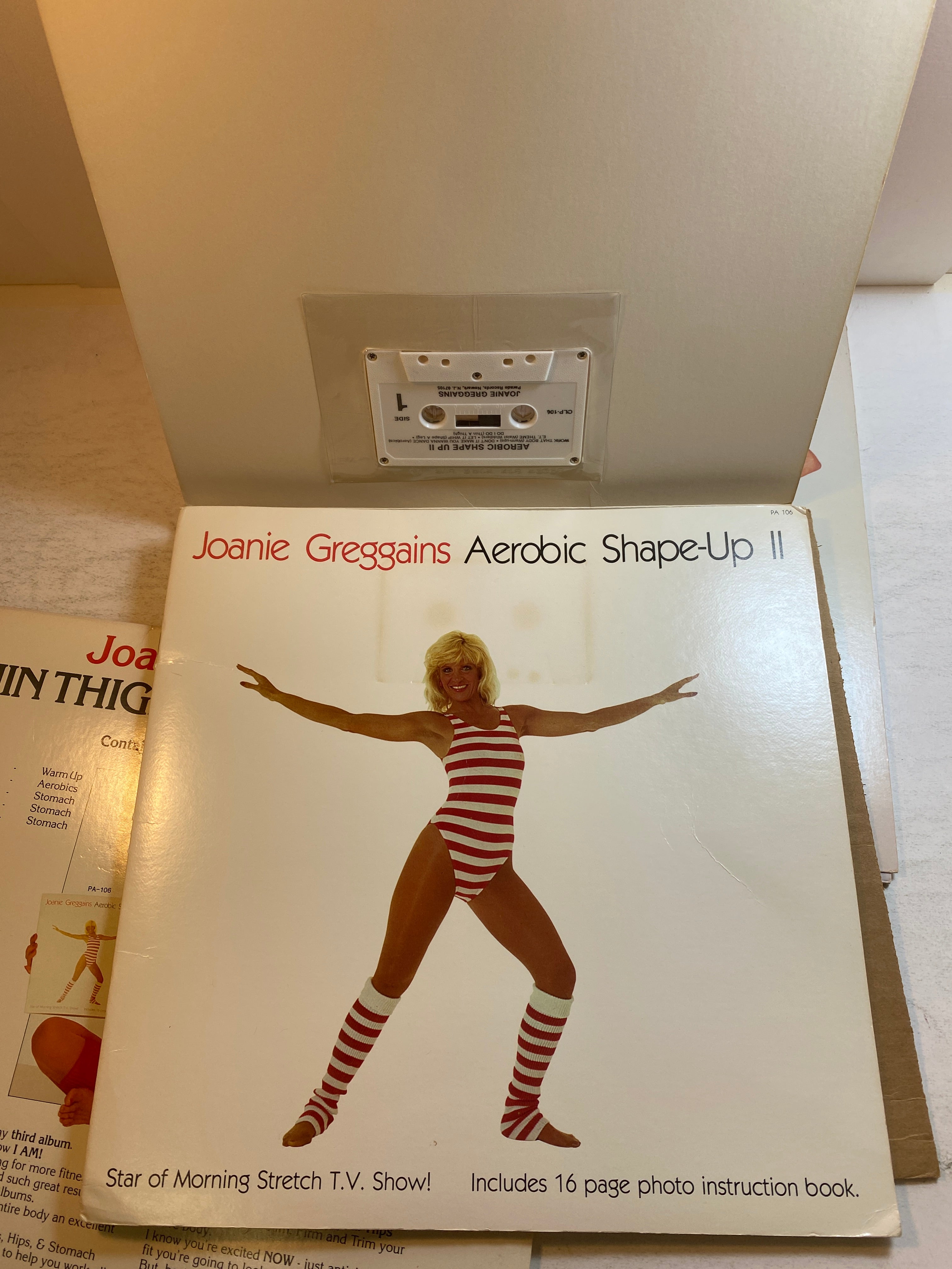 Lot of Joanie Greggains Aerobics Books with Cassettes SC