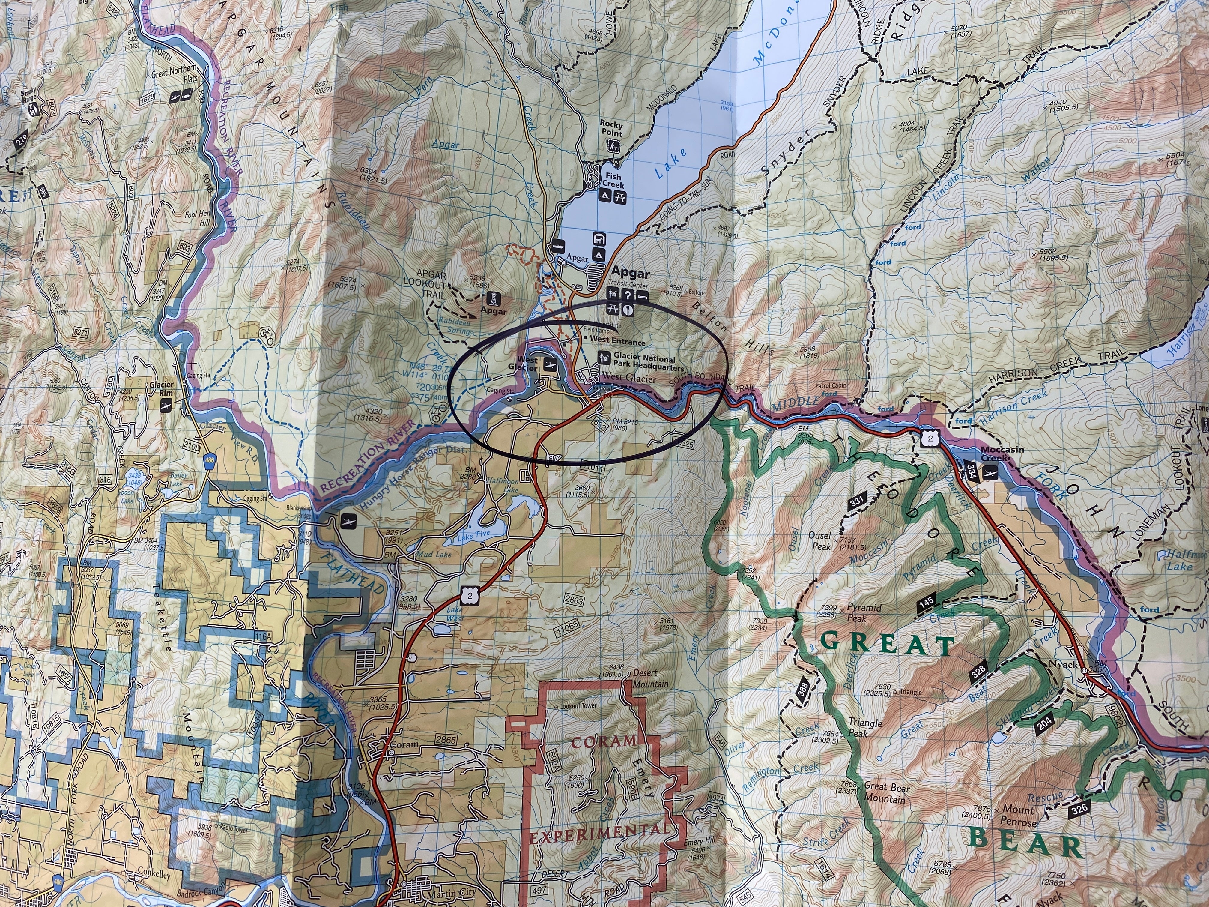 Lot of Maps: Grand Canyon/Glacier Waterton Lakes/Bozeman/Park City/USA & Canada