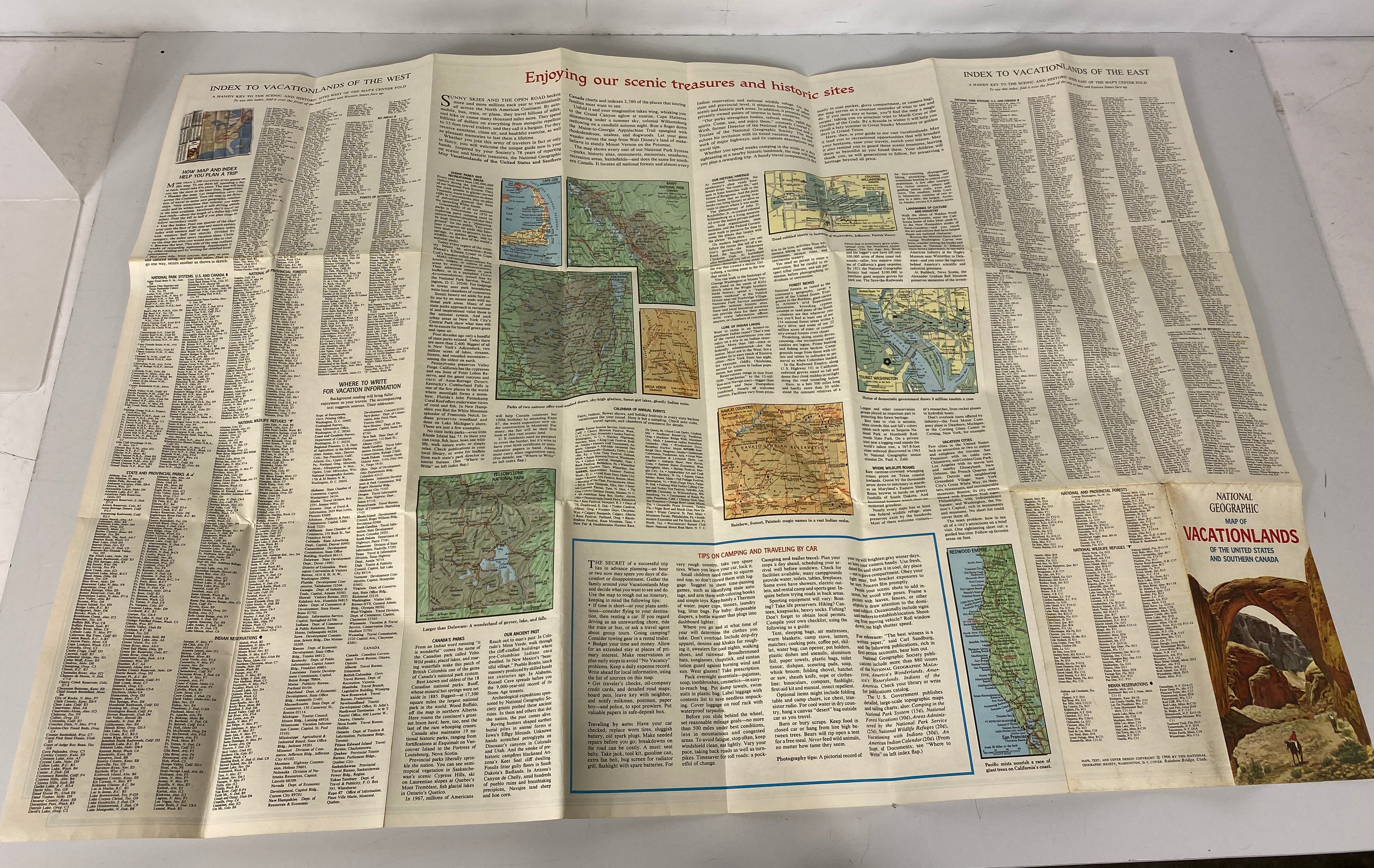Lot of Maps: Grand Canyon/Glacier Waterton Lakes/Bozeman/Park City/USA & Canada