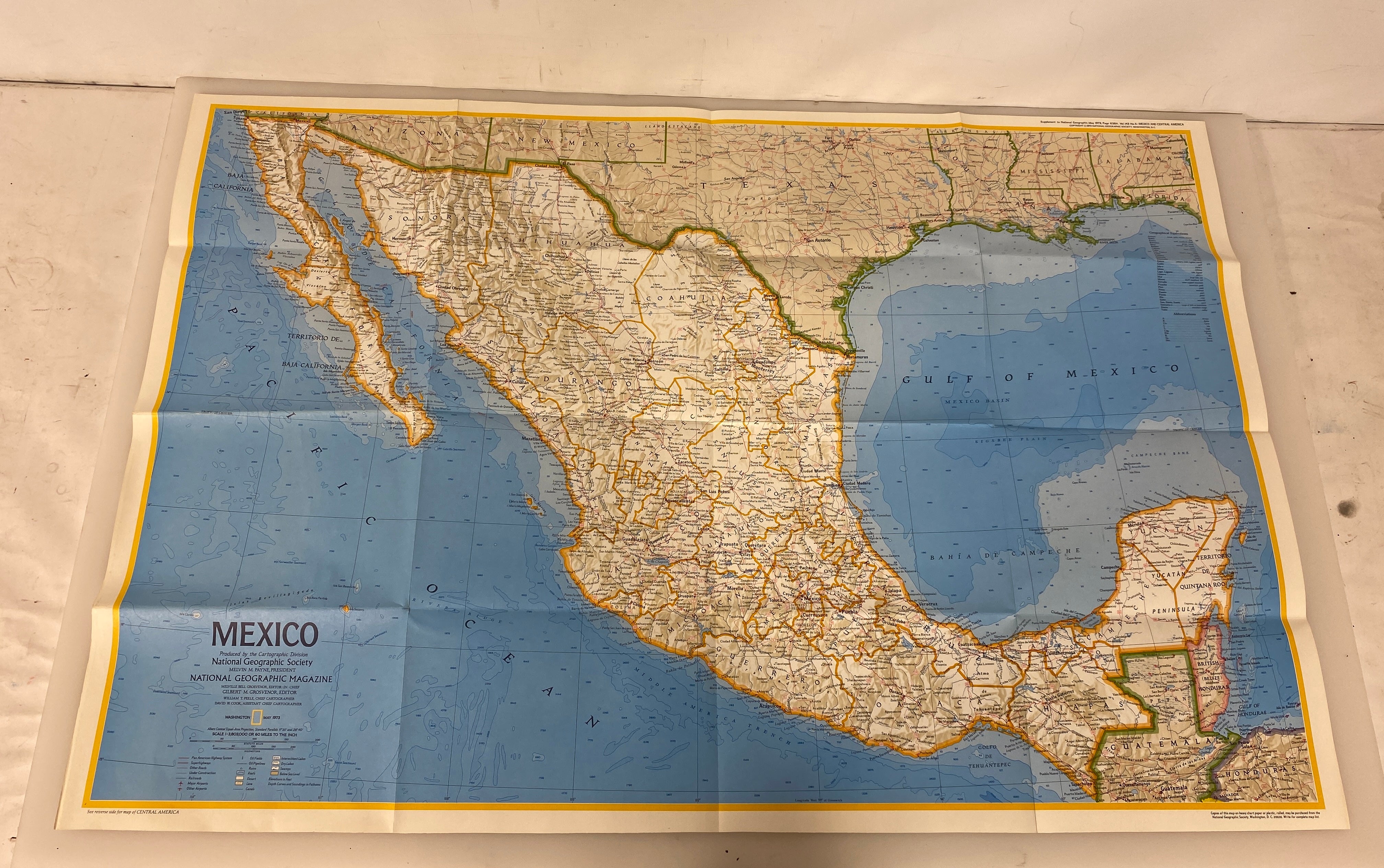 Lot of Mexico Maps/Ephemera incl Tijuana Tourist Map/National Geographic