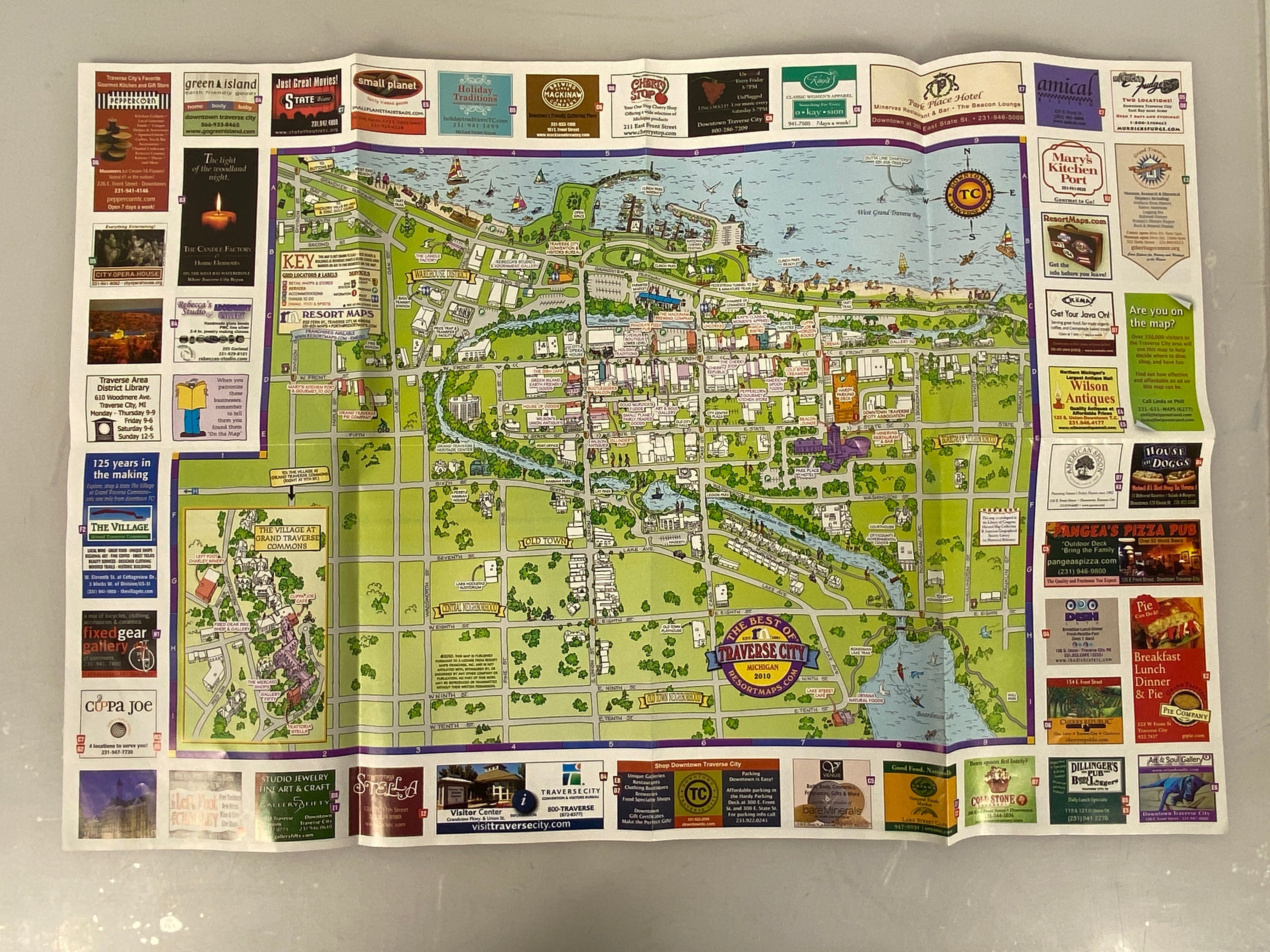 Lot of Michigan Maps: Flip Map/AAA/USGS/Greater Lansing/Traverse City/U.P.