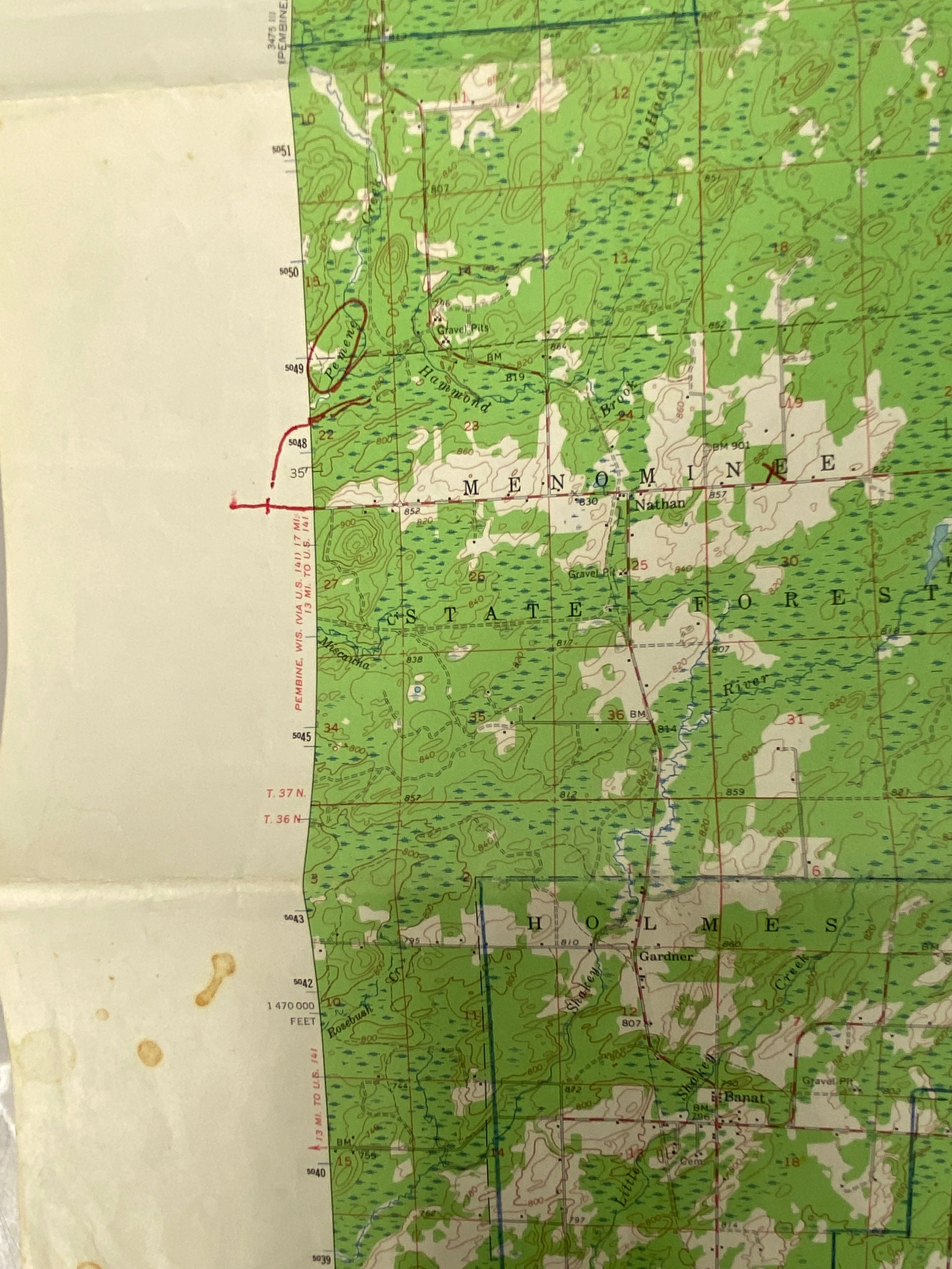 Lot of Michigan Maps: Flip Map/AAA/USGS/Greater Lansing/Traverse City/U.P.