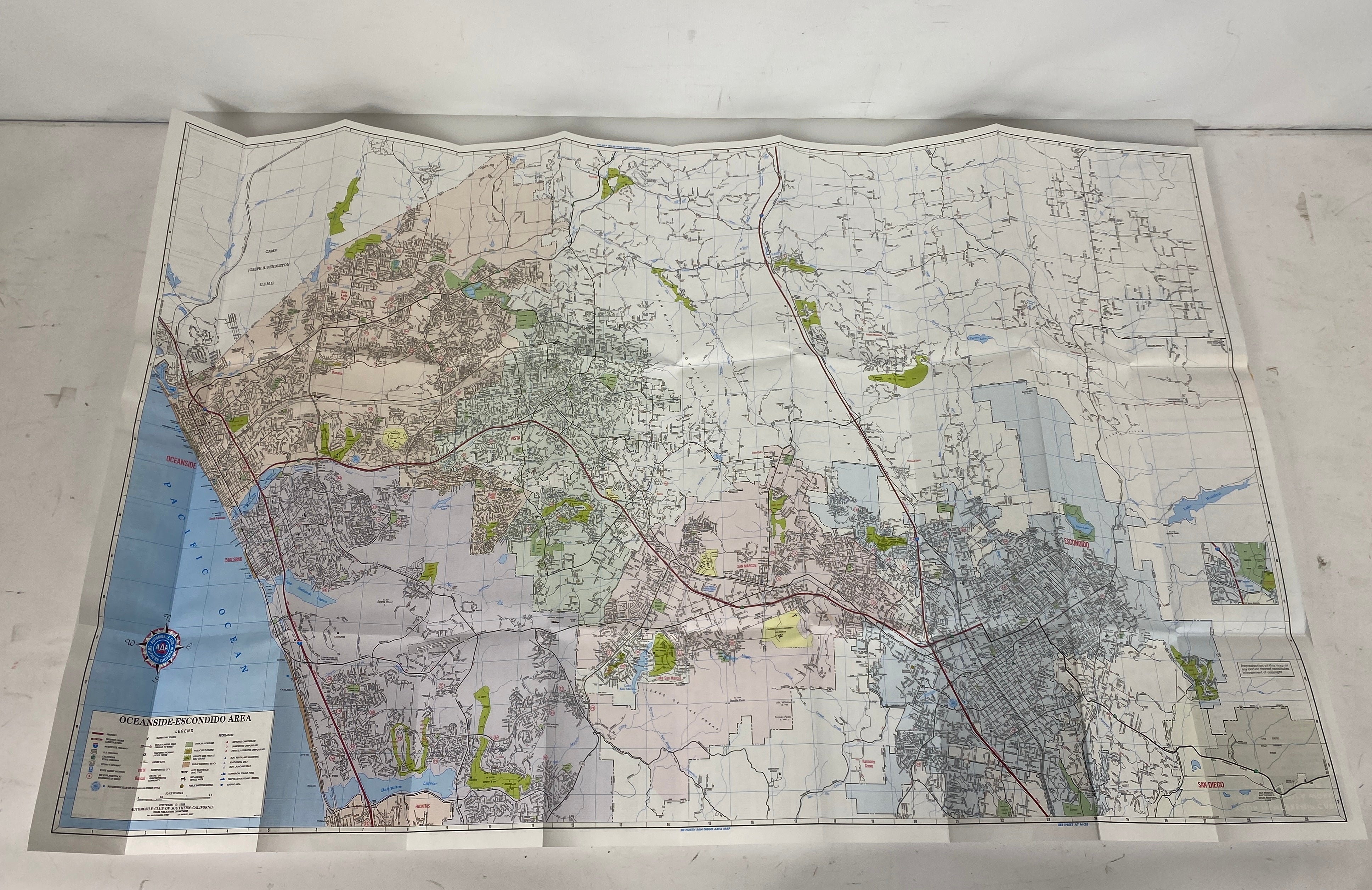 Lot of Southern California Maps/Guides-LA/San Diego/San Jose/Palo Alto/AAA