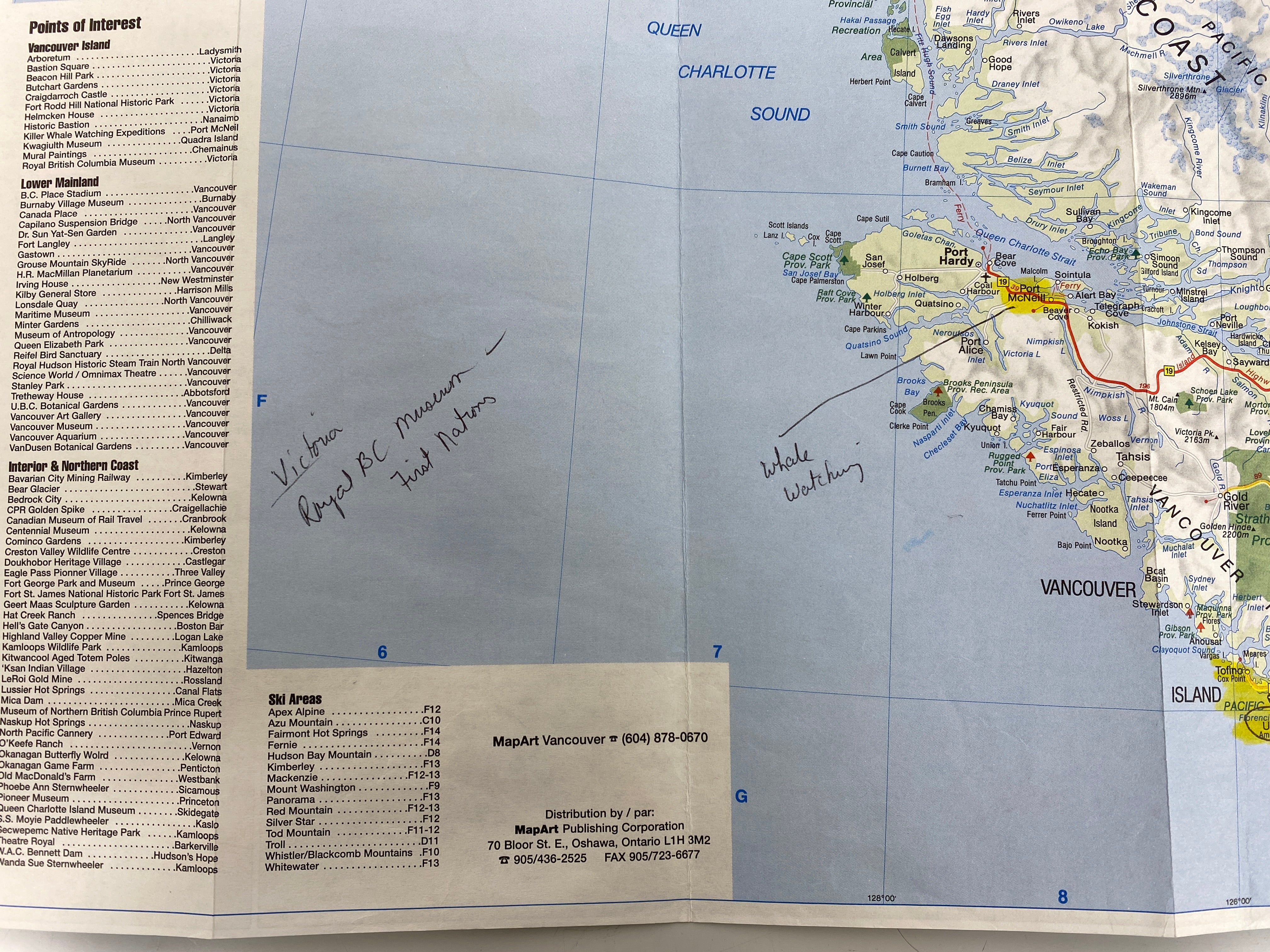 Lot of Vintage Maps of Canada incl Vacationlands and City Map of Victoria