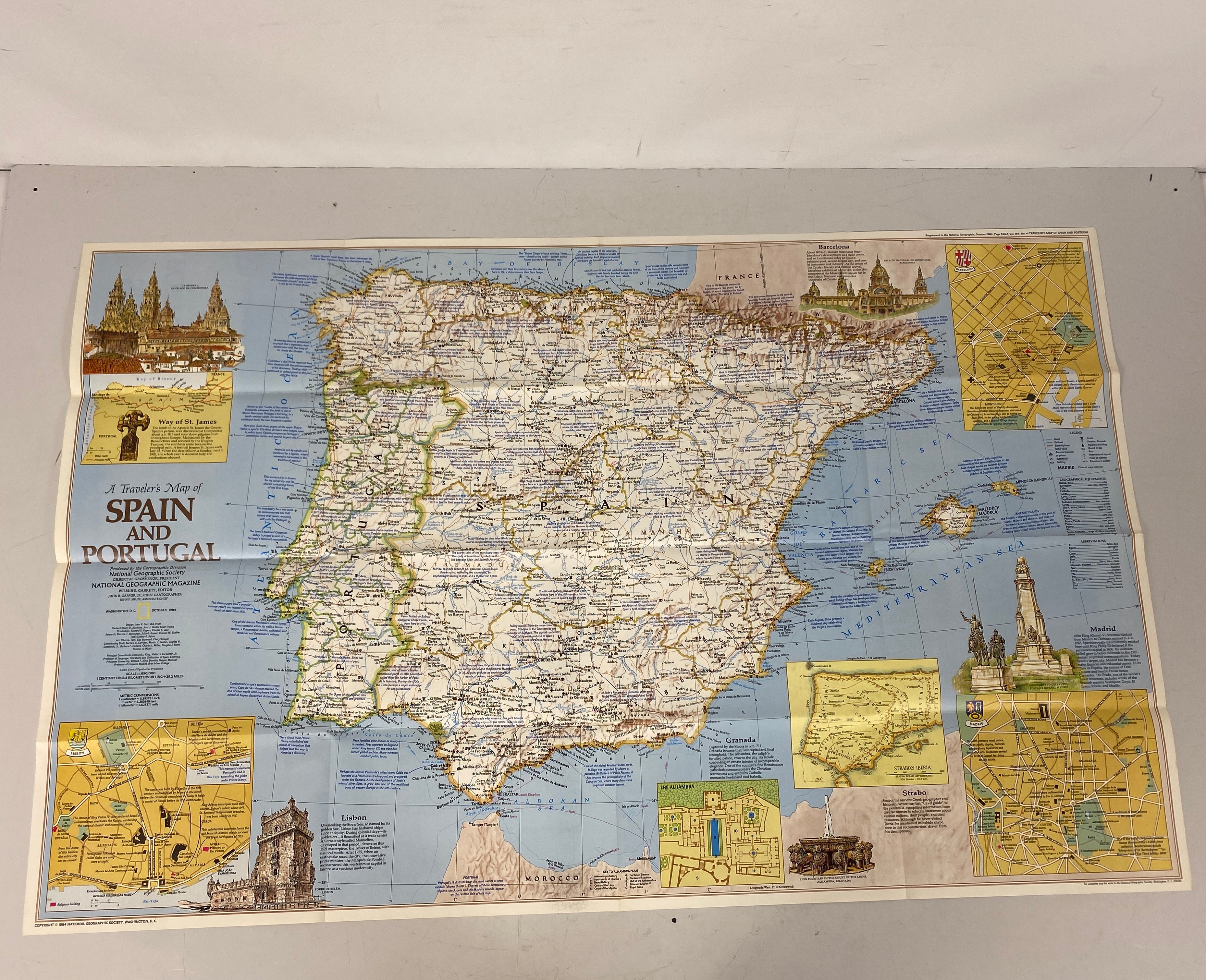 Lot of Vintage Maps: Spain & Portugal/Italy/Historic Mediterranean