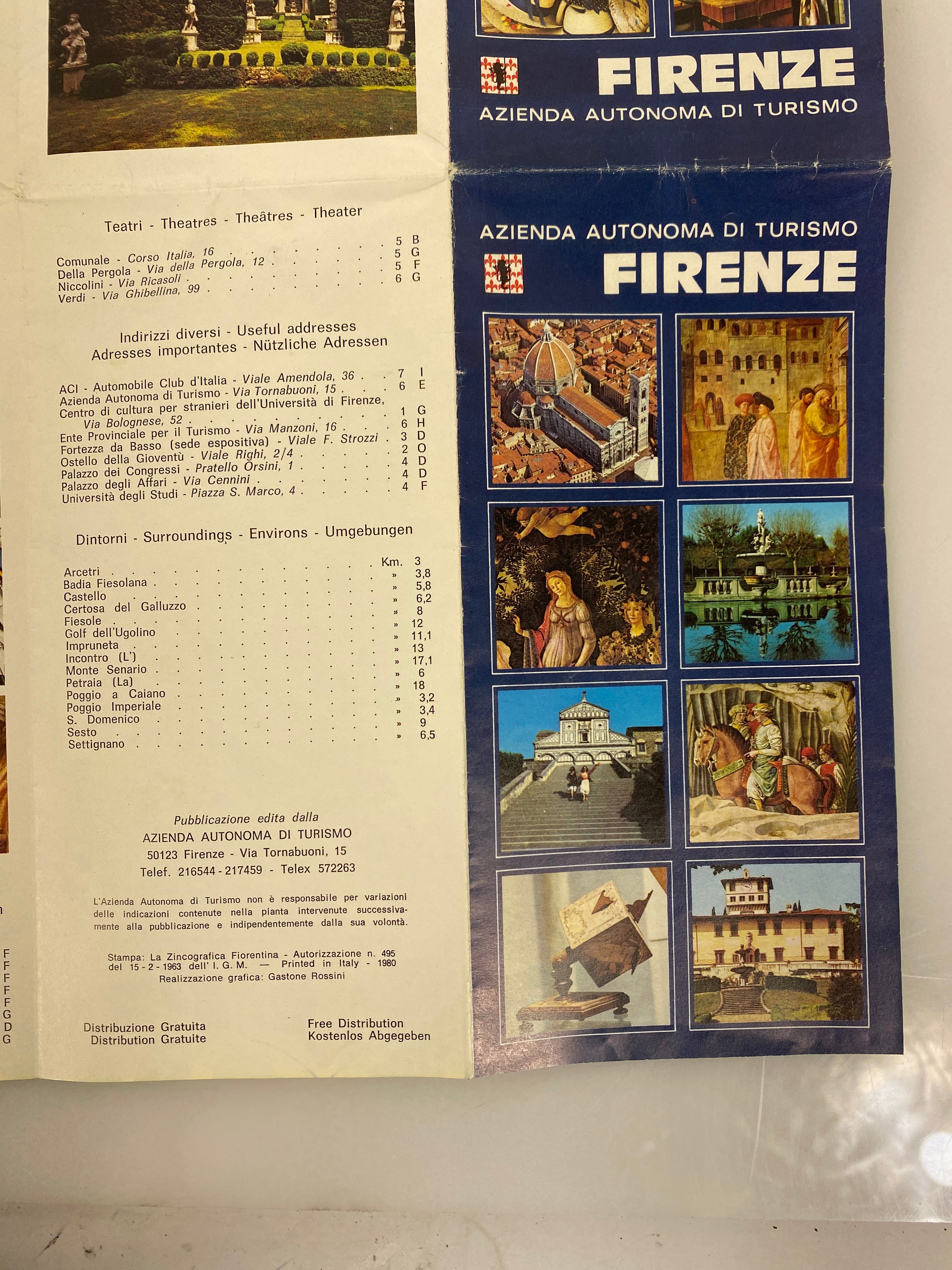 Lot of Vintage Maps/Guides to Italy: Michelin/Nat Geo/Lombardy/Florence/Rome