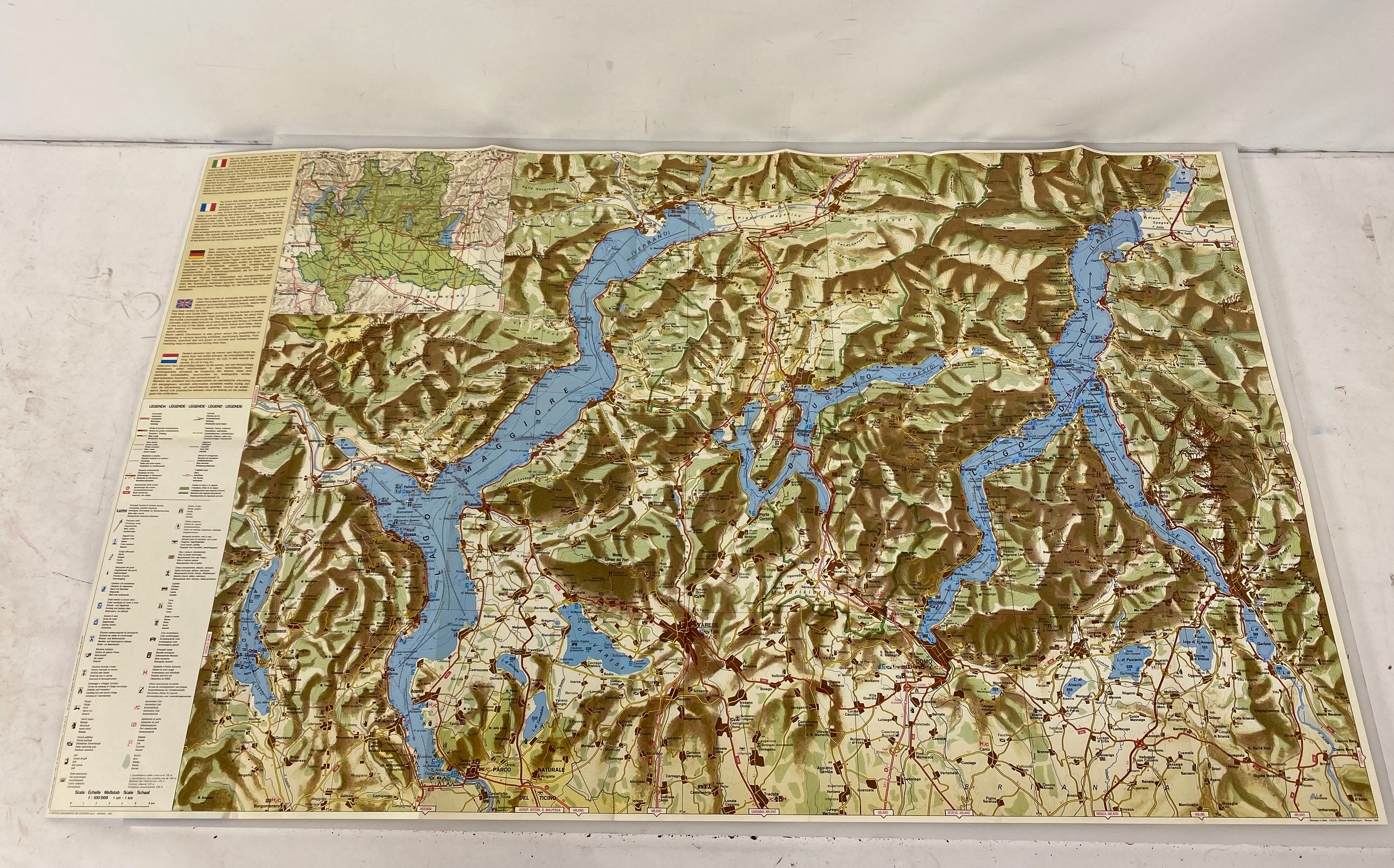 Lot of Vintage Maps/Guides to Italy: Michelin/Nat Geo/Lombardy/Florence/Rome