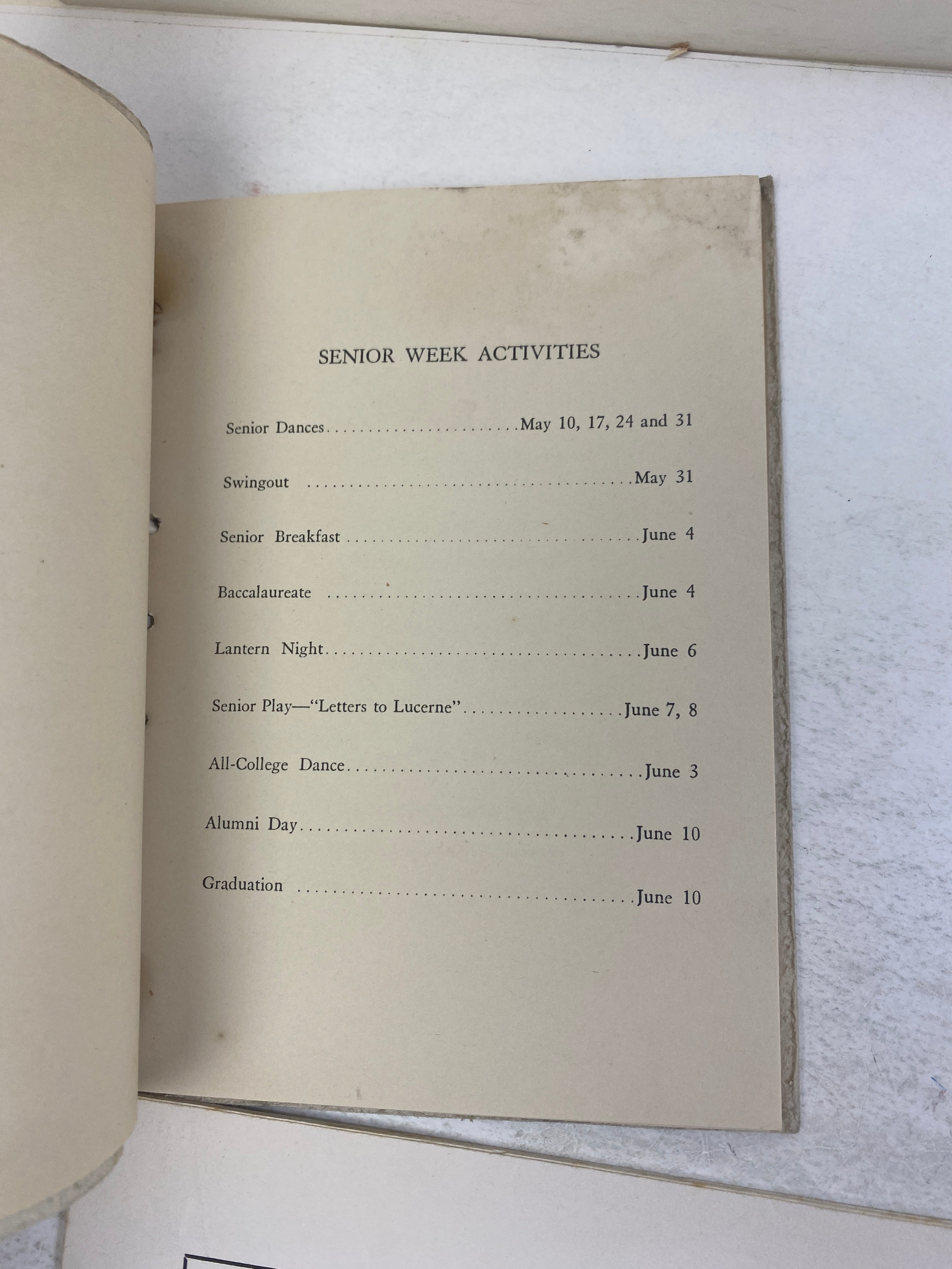 Lot of Vintage MSU Commencement Ephemera 1915-1944