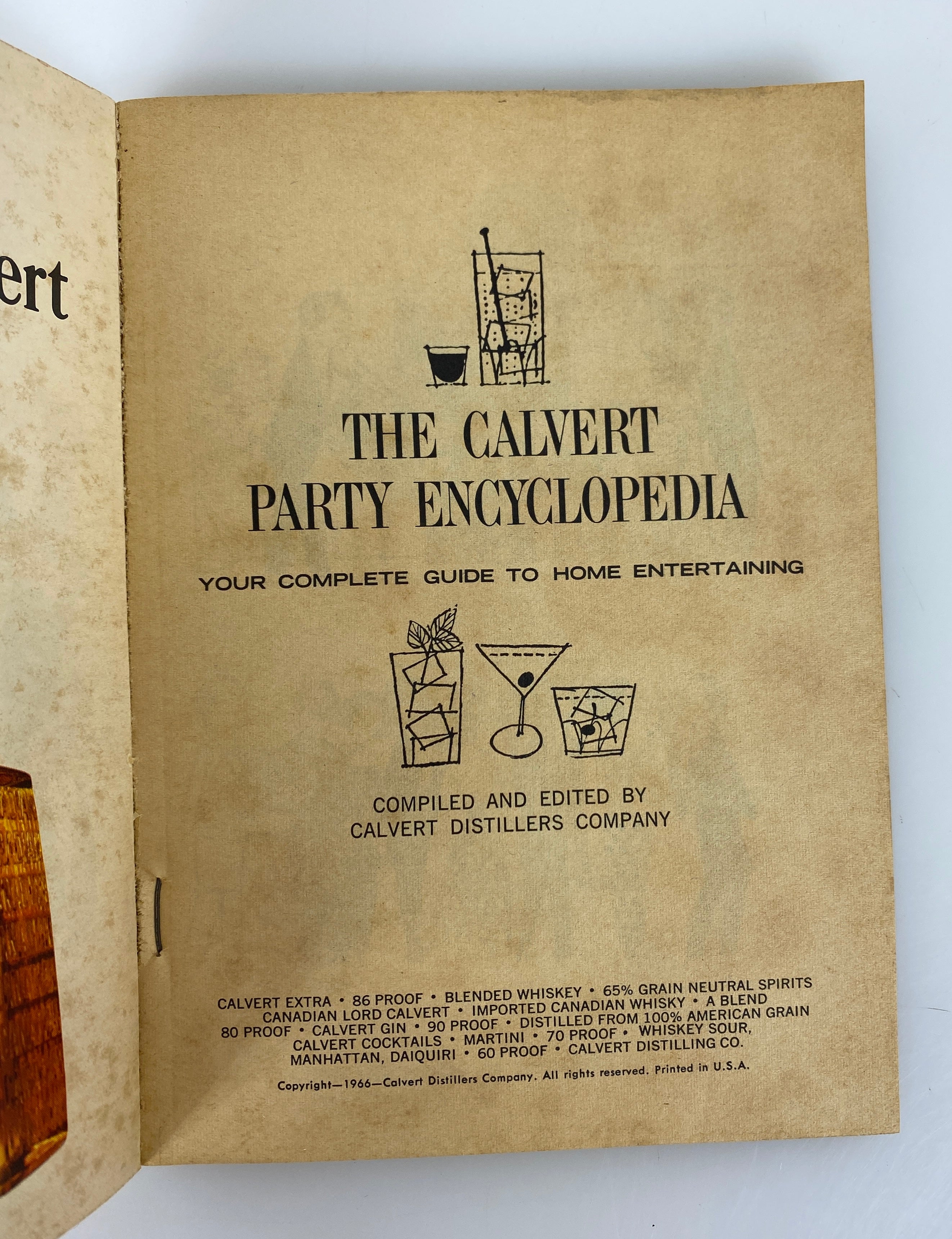 Lot of Vintage Recipe and Drinks Booklets incl Rums/Calvert Gin/Wines/Amaretto