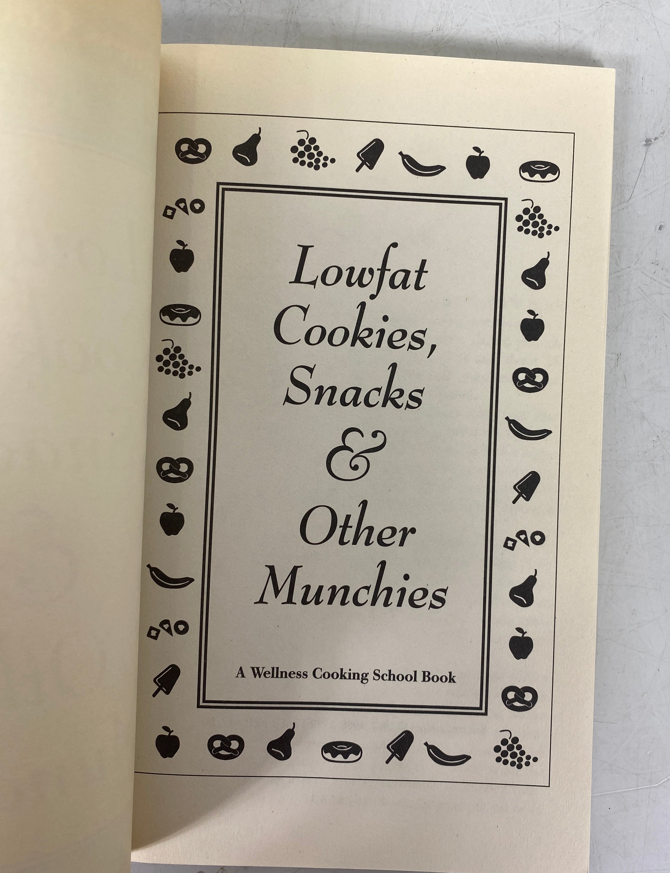 Lot of Vtg Books: Slim & Trim/Meals that Heal/Lowfat Cookies Snacks/Sweet n Thin