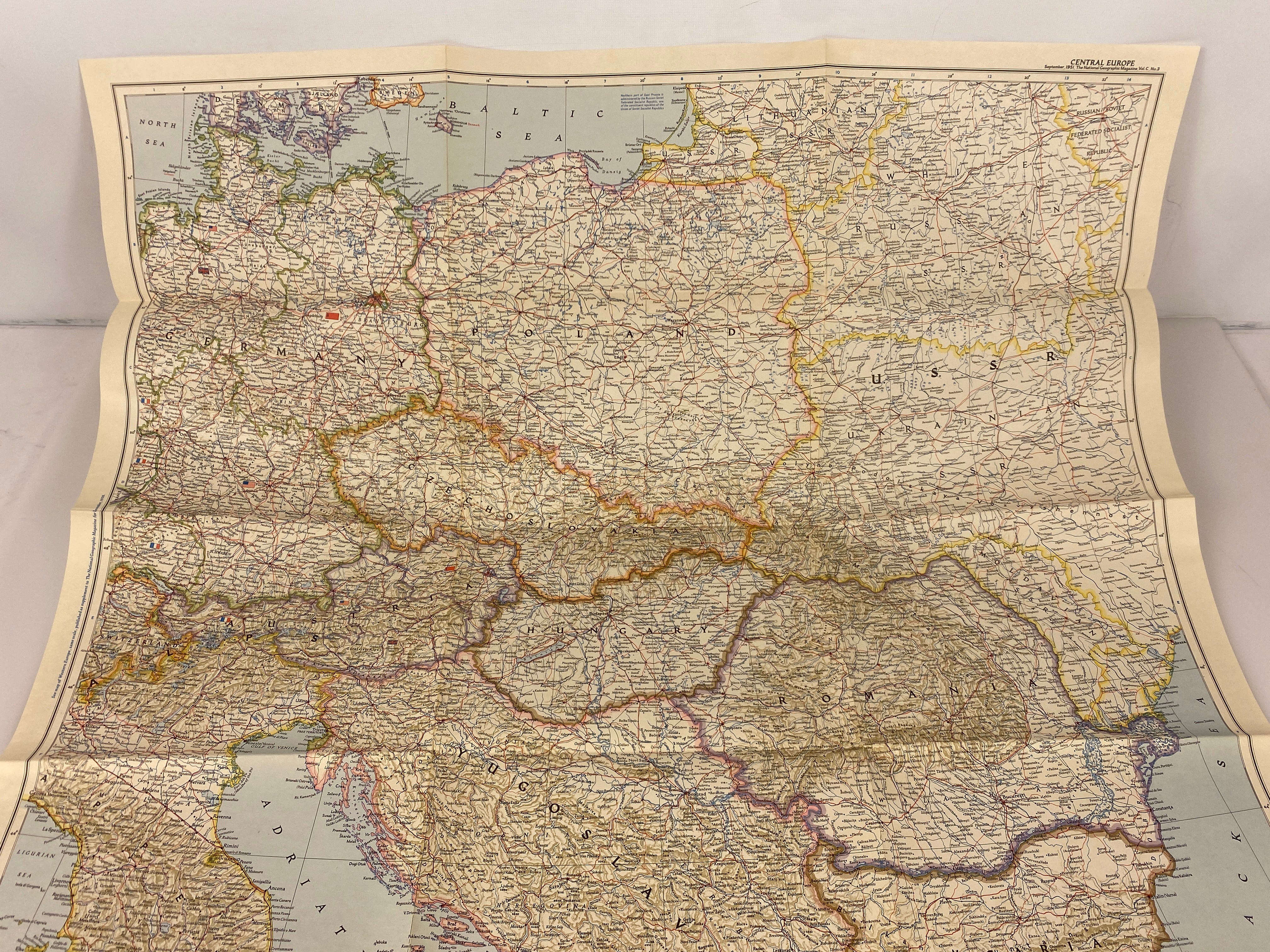Lot of Vtg Europe Maps 1949-83 incl Eurail Map/History of Europe/Central Europe