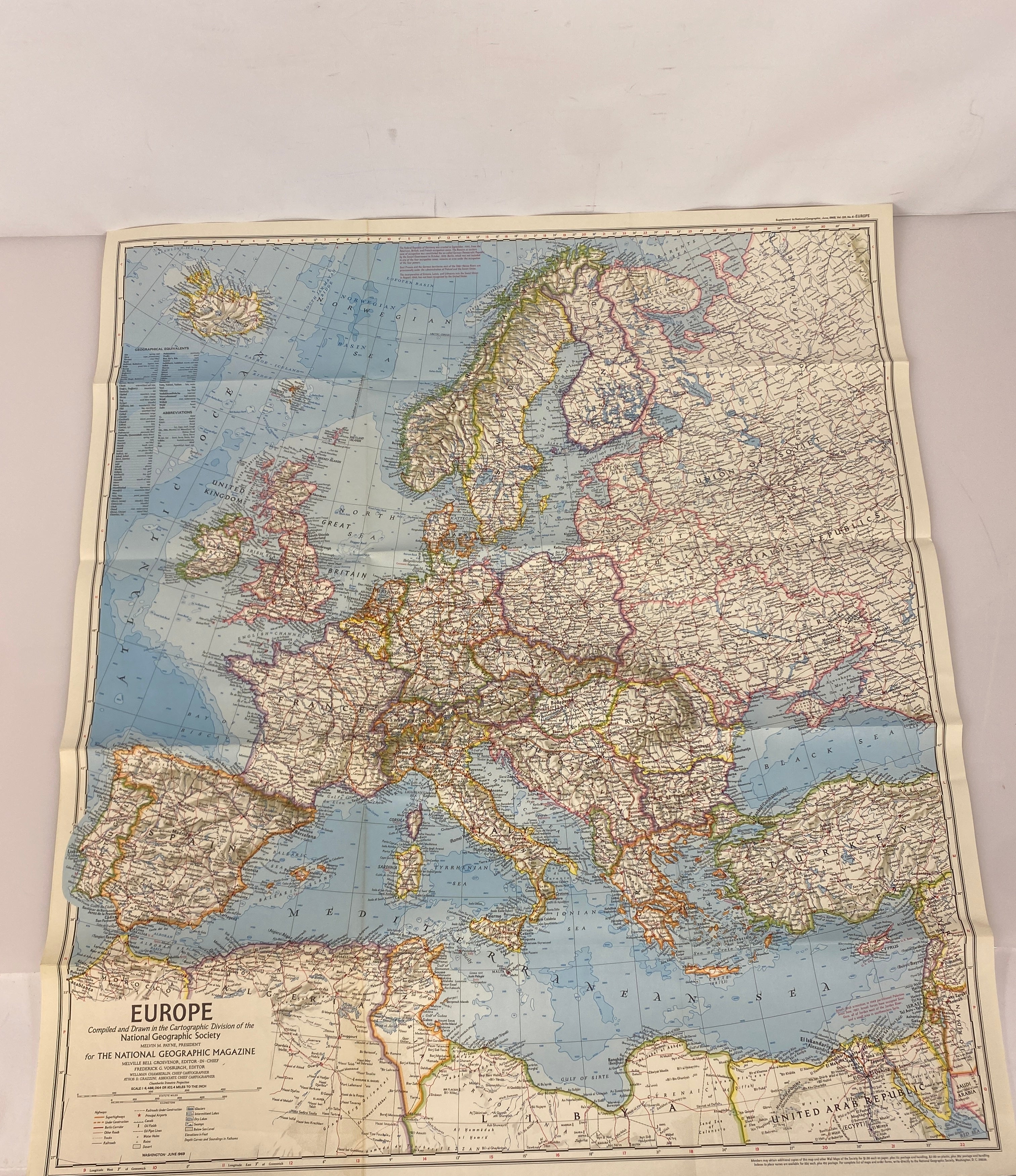 Lot of Vtg Europe Maps 1949-83 incl Eurail Map/History of Europe/Central Europe