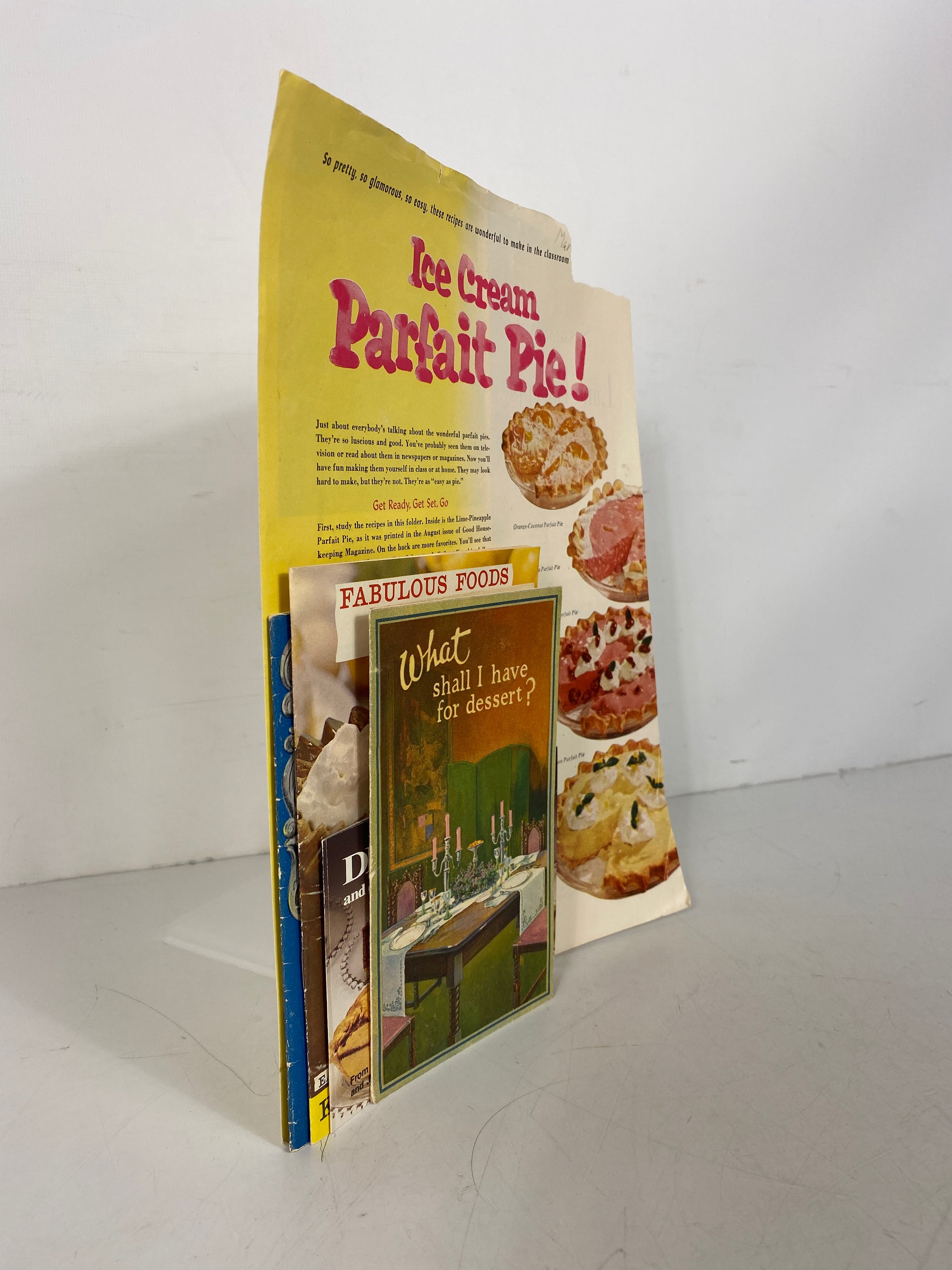 Lot of Vtg Gelatin Recipe Booklets Jell-Well/Dream Whip/Knox/Jell-O 1920s-1961