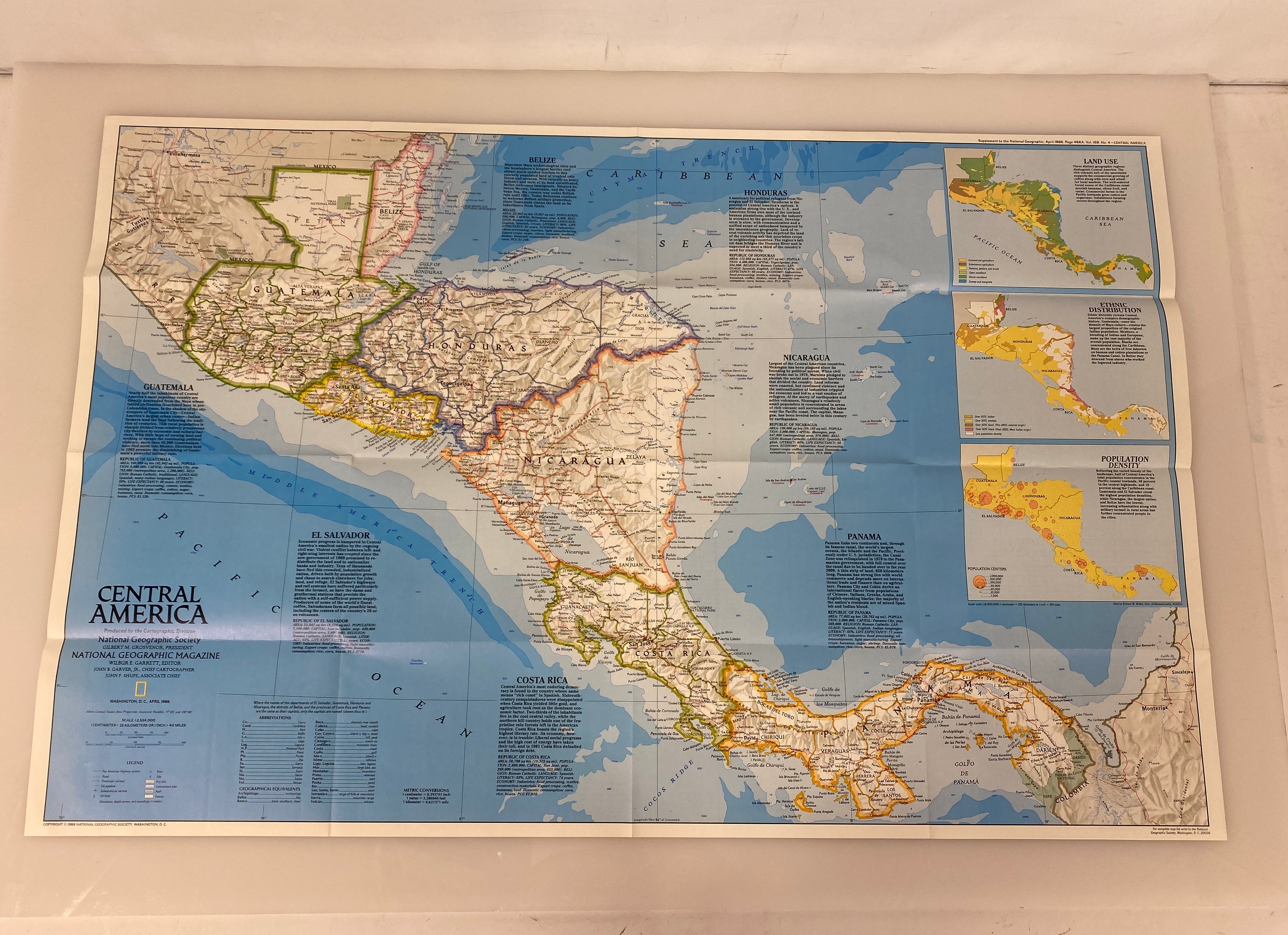 Lot of Vtg Nat Geo Maps: Aztec World/Land of the Maya/The Inca/Mesoamericans