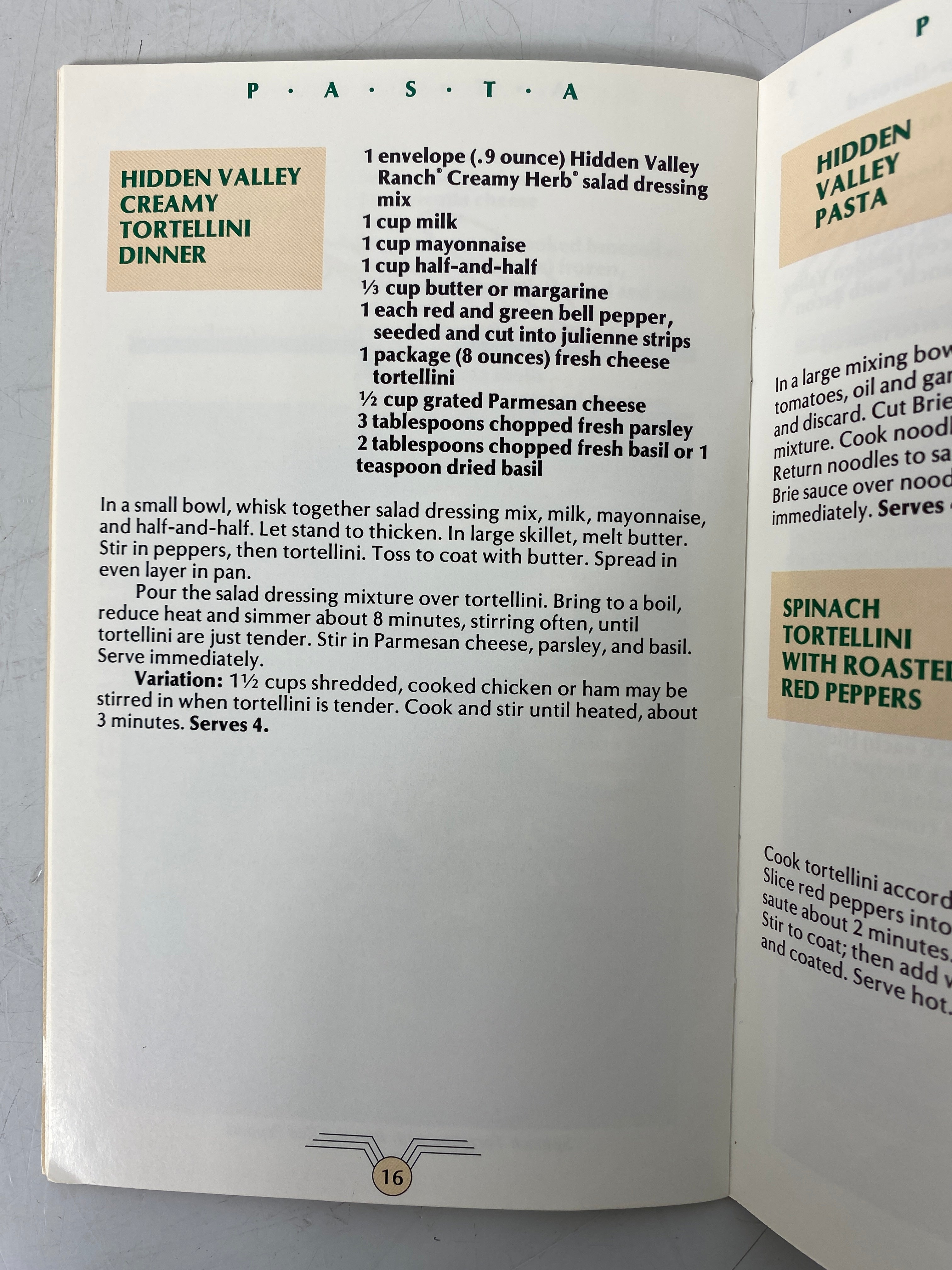 Lot of Vtg Salad Recipes incl Hollywood Salad Bowl/Paramount Dressing/Yacht Club