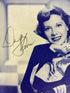 Lover's Gold Sheet Music Signed by Dinah Shore Merrill & Nevins 1949