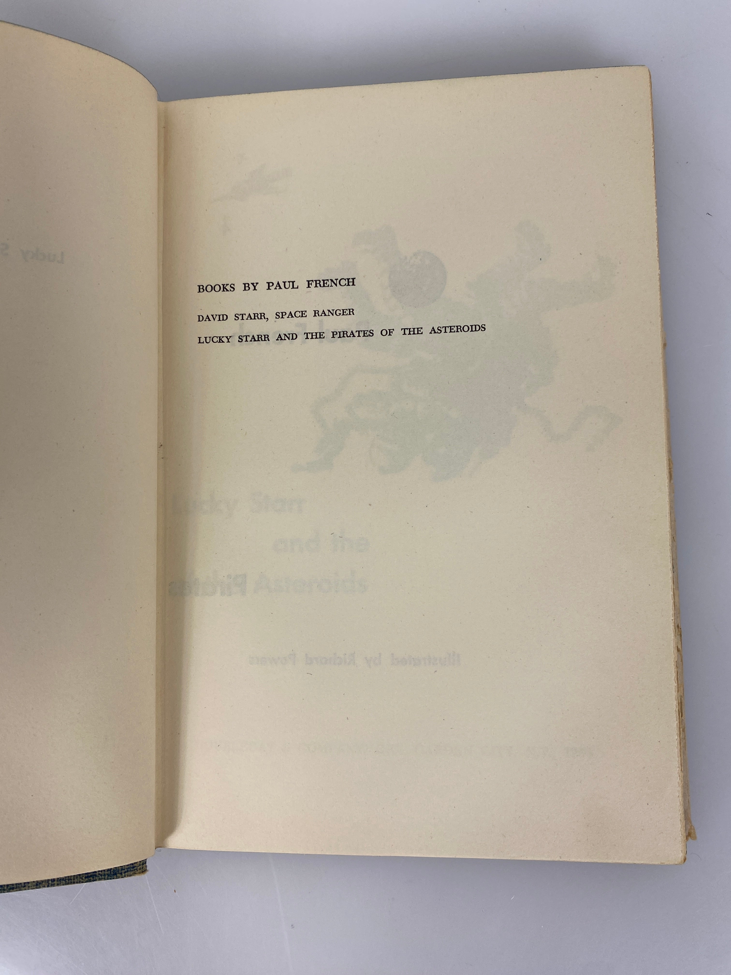 Lucky Starr and Pirates of the Asteroids Paul French (Isaac Asimov) First Edition HCDJ 1953