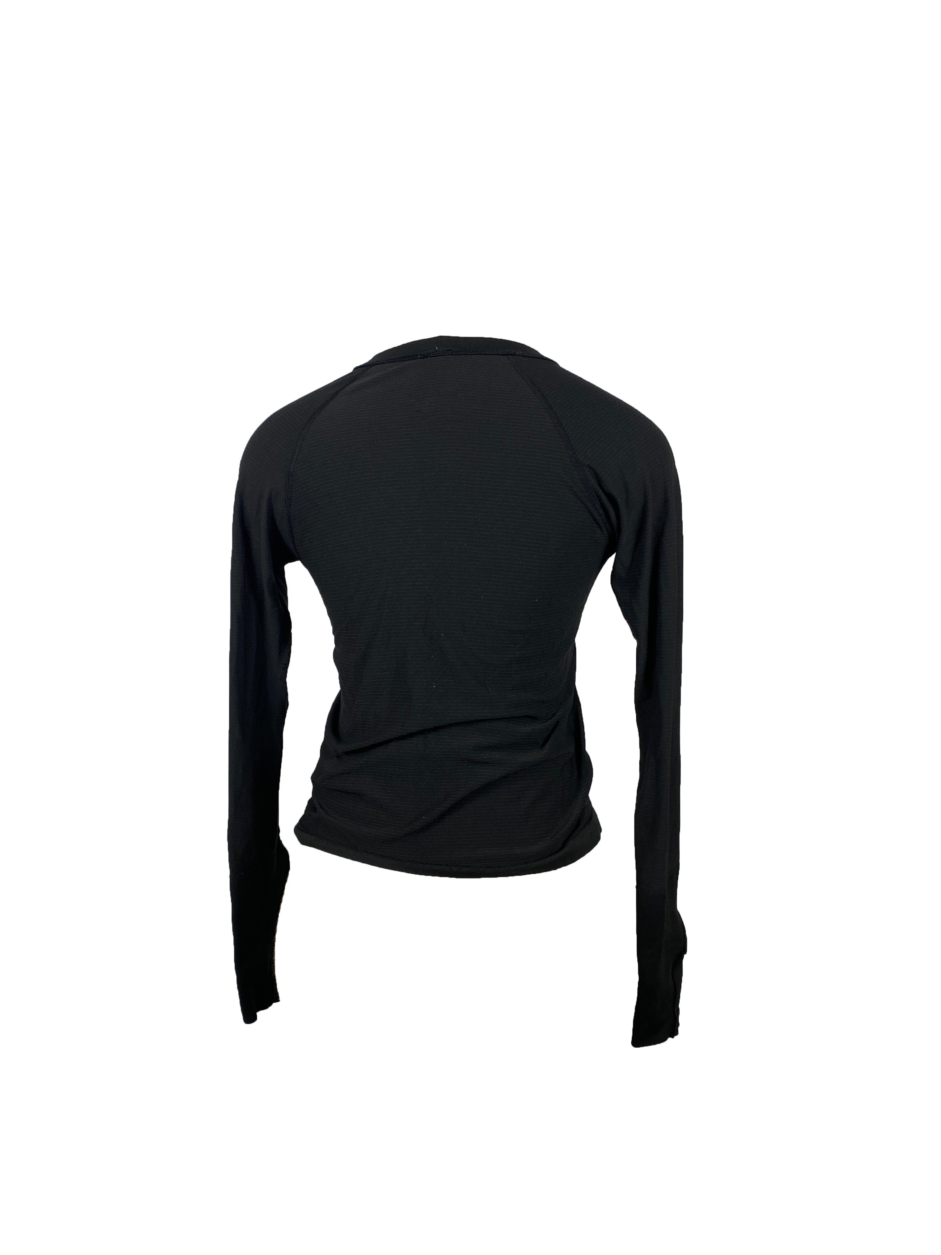 Lululemon Black Long Sleeve Shirt Women's Size S