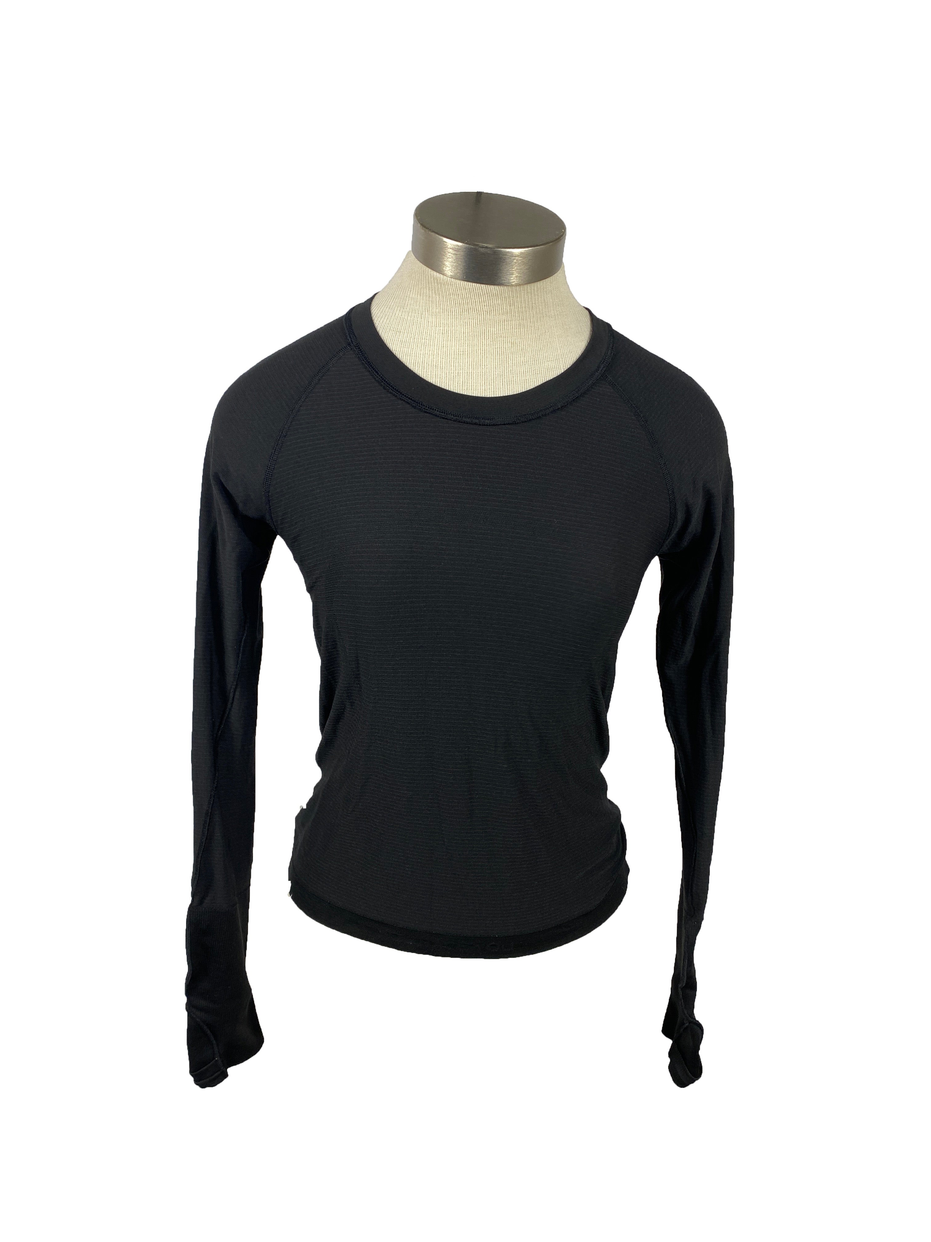 Lululemon Black Long Sleeve Shirt Women's Size S