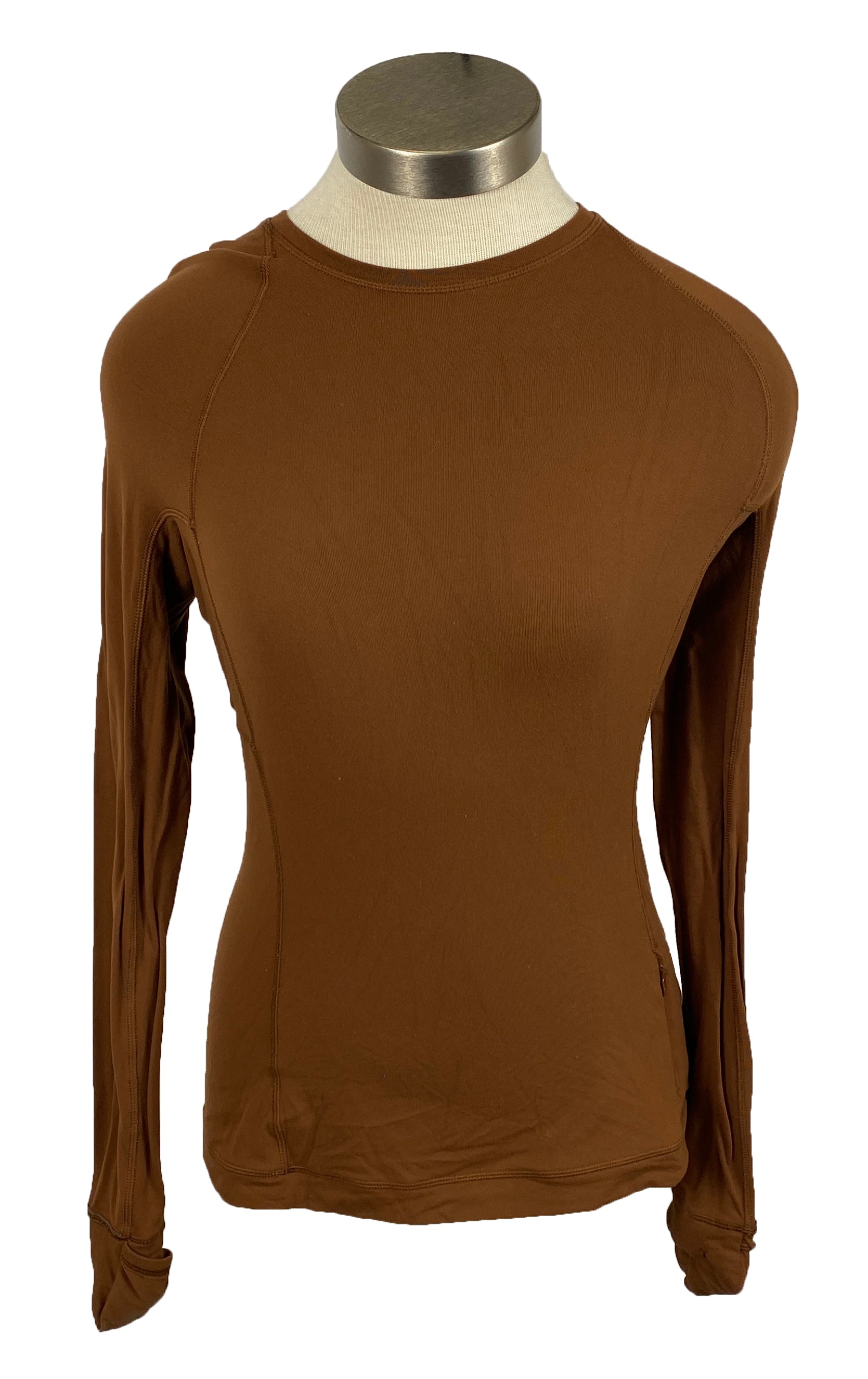 Lululemon Brown Long-Sleeved Shirt Women's Size 6