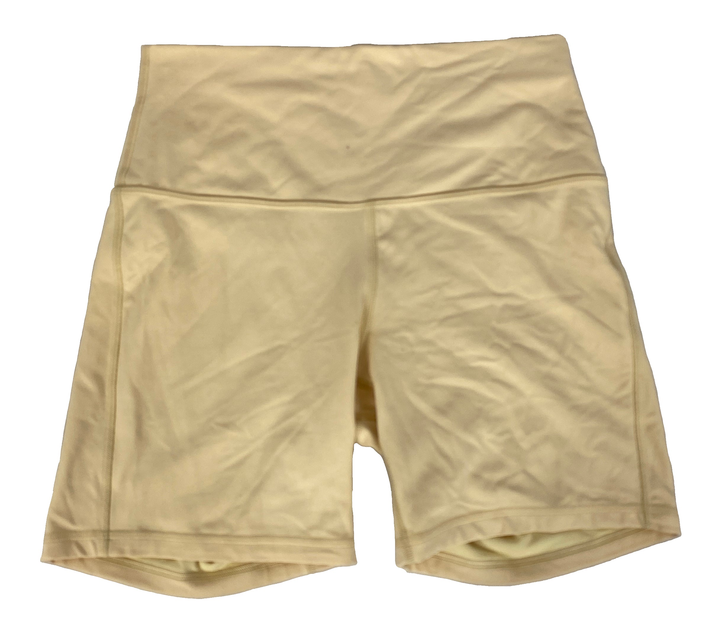 Lululemon Cream Align High-Rise Biker Shorts Women's Size 8