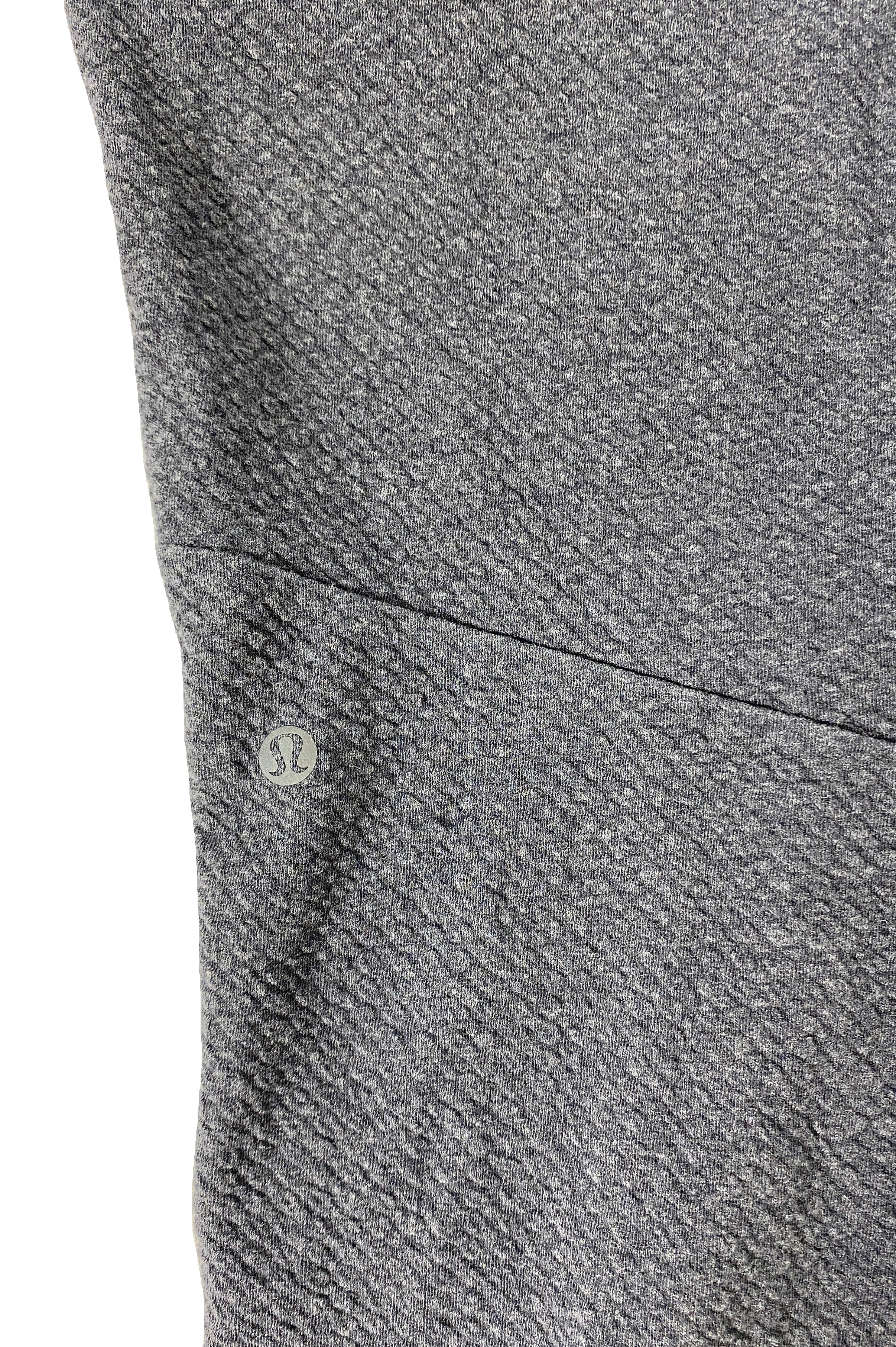 Lululemon Gray Textured Double-Knit Cotton Jogger Men's Size S