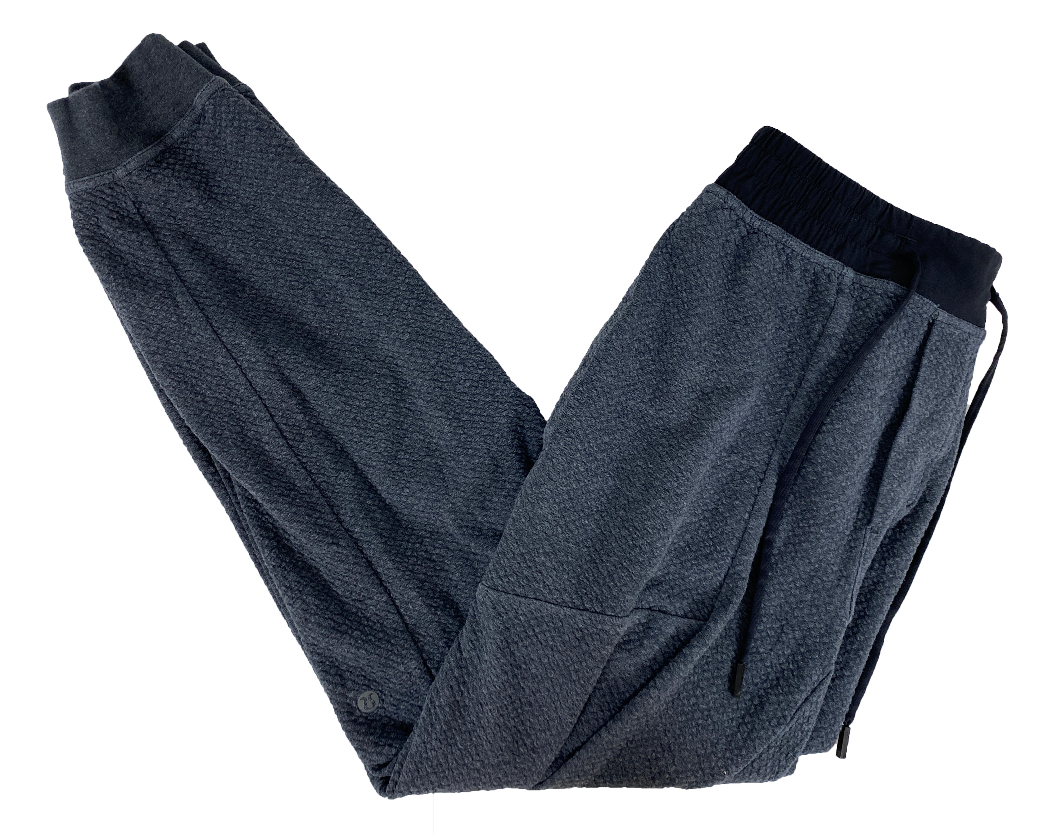 Lululemon Gray Textured Double-Knit Cotton Jogger Men's Size S