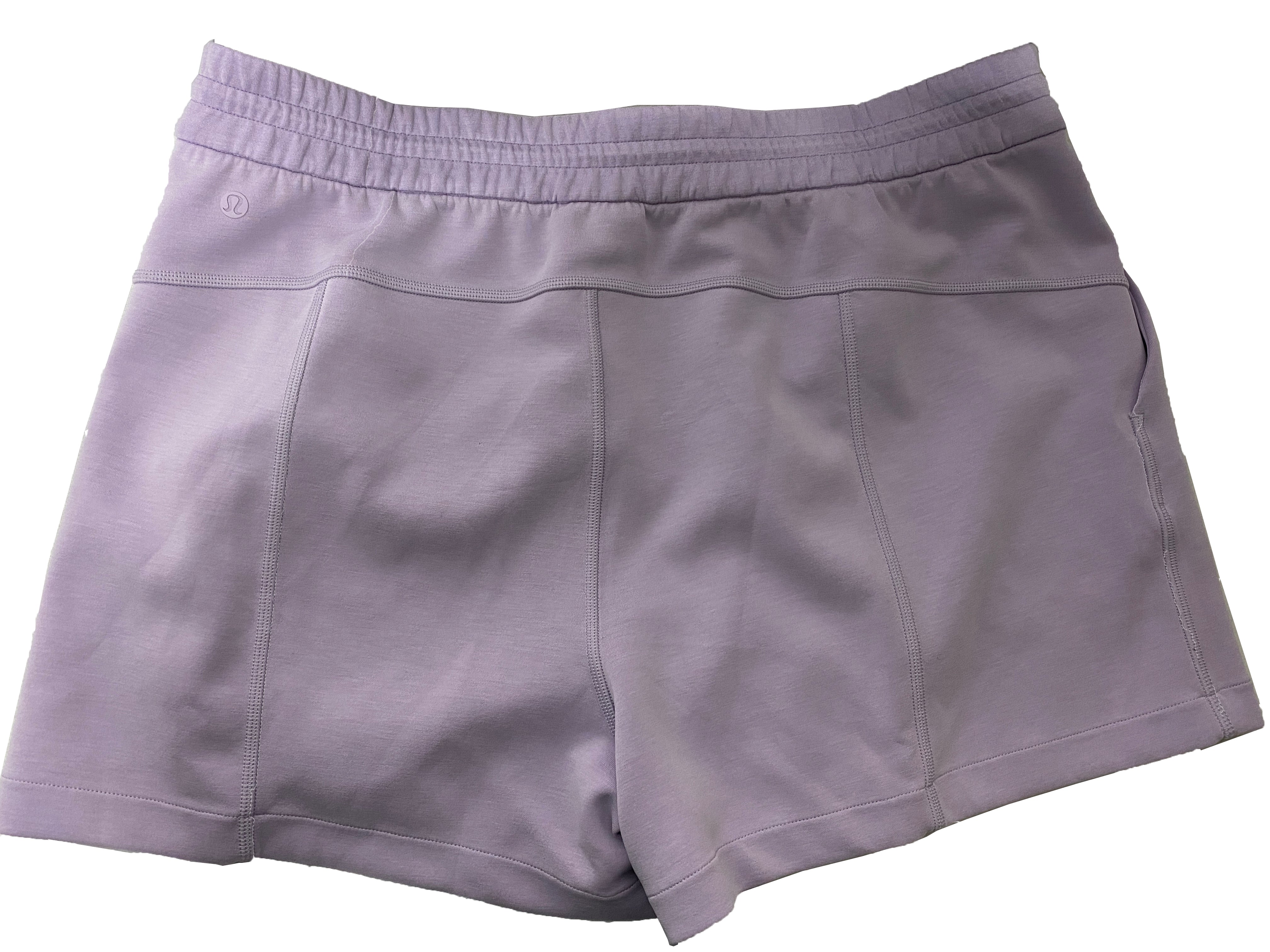 Lululemon Softstreme High-rise 4" Shorts Lavender Frost Women's Size 14