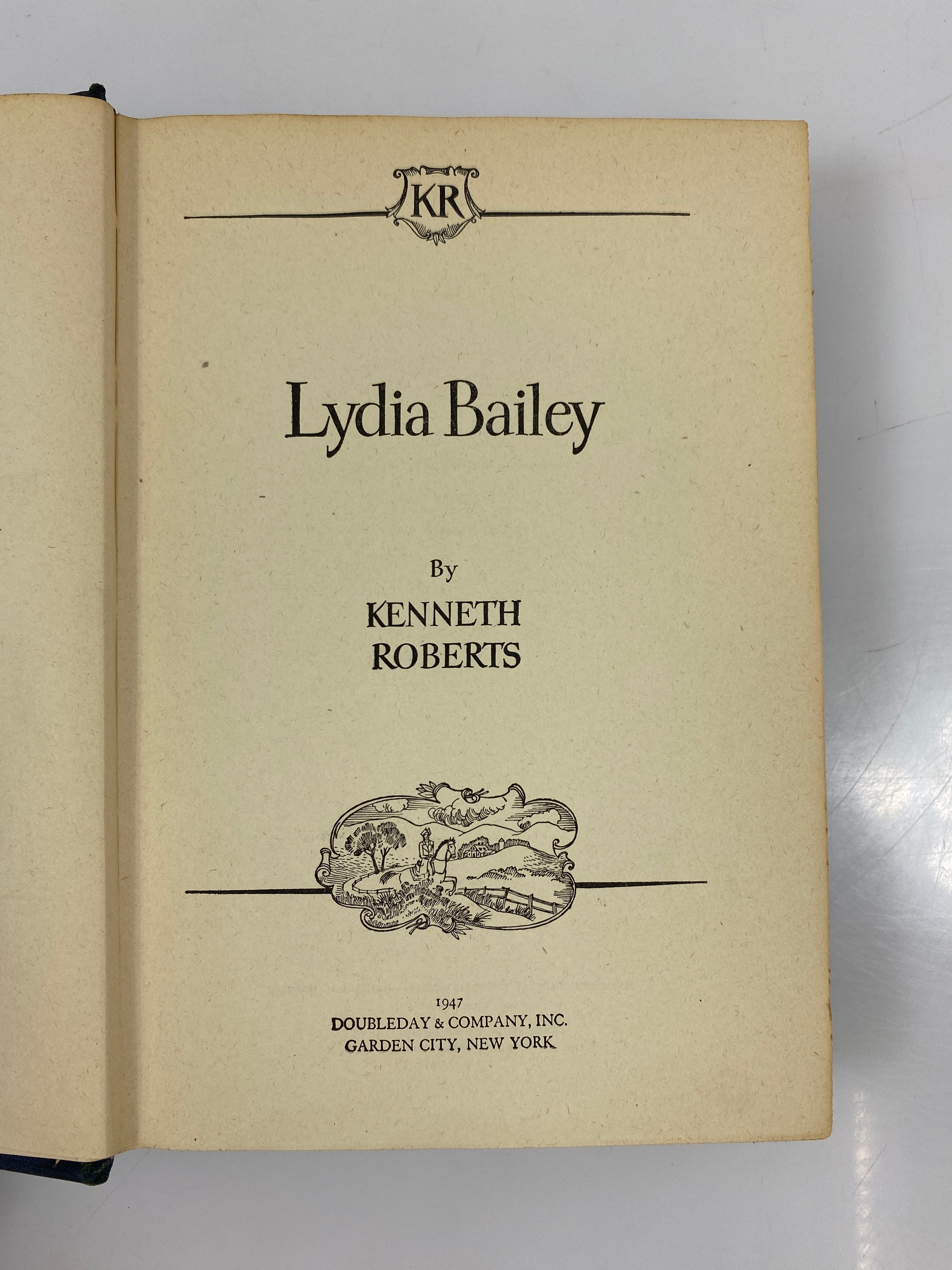 Lydia Bailey by Kenneth Roberts 1947 HC
