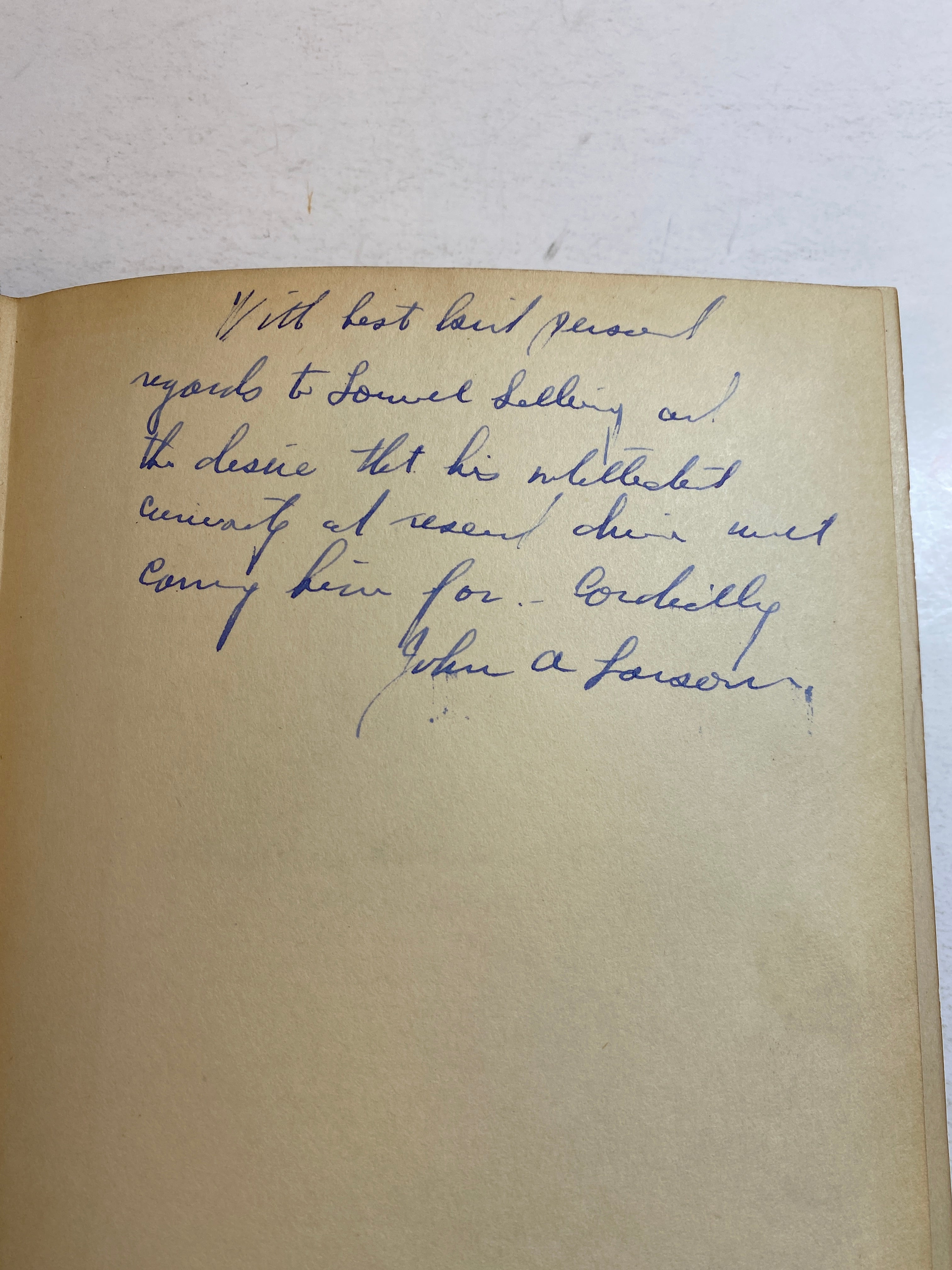 Lying and Its Detection John A Larson HC 1932 *Signed*