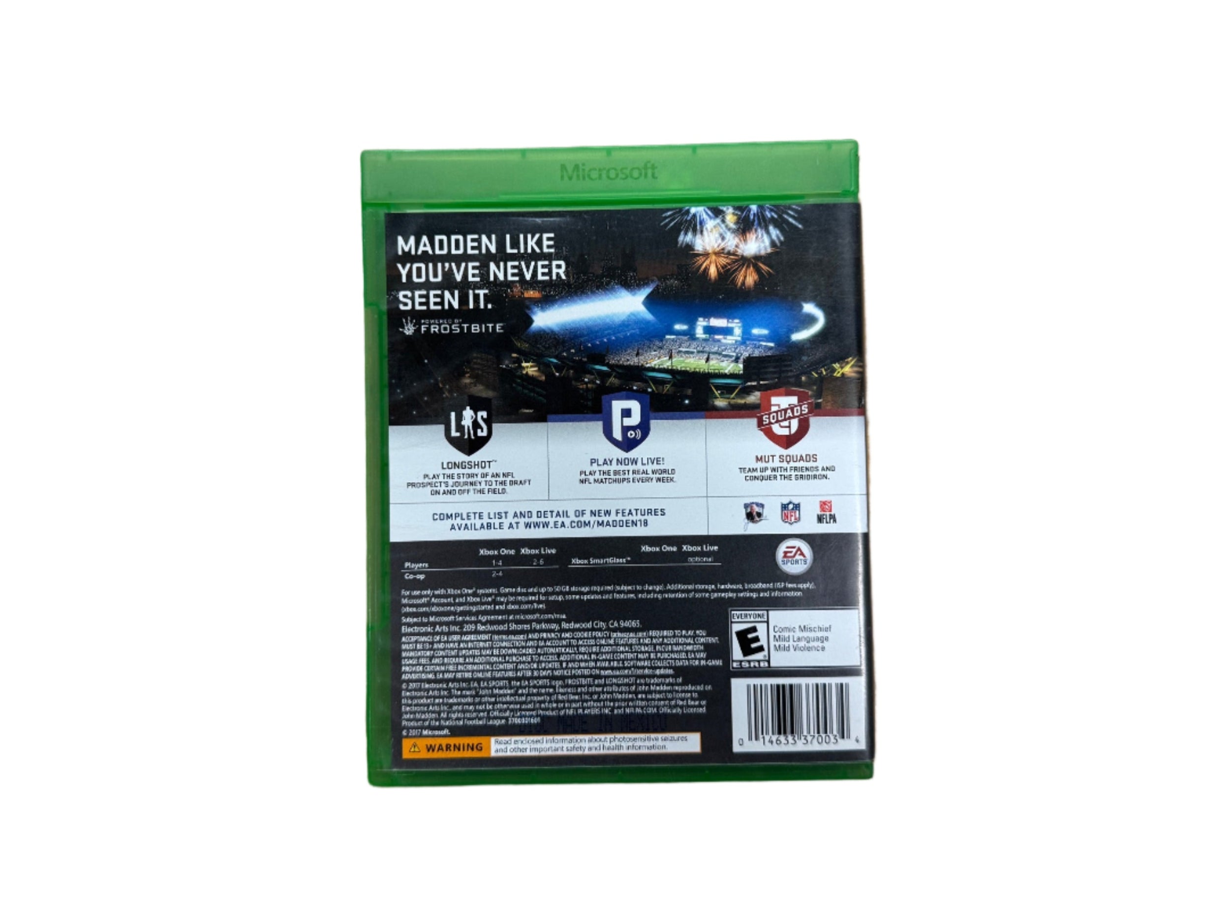 Madden 18 Xbox One