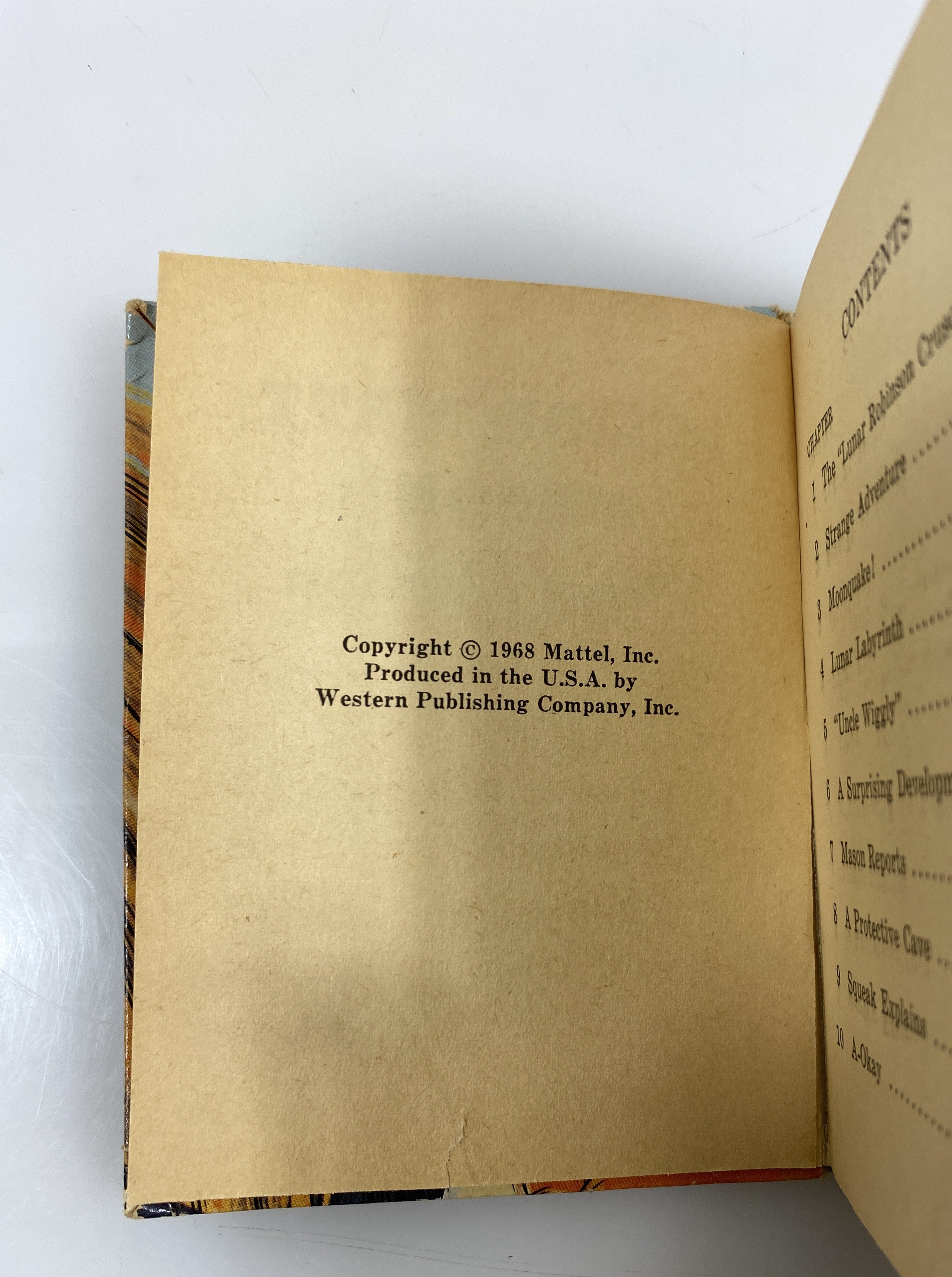 Major Matt Mason Moon Mission by Elrick 1968 HC