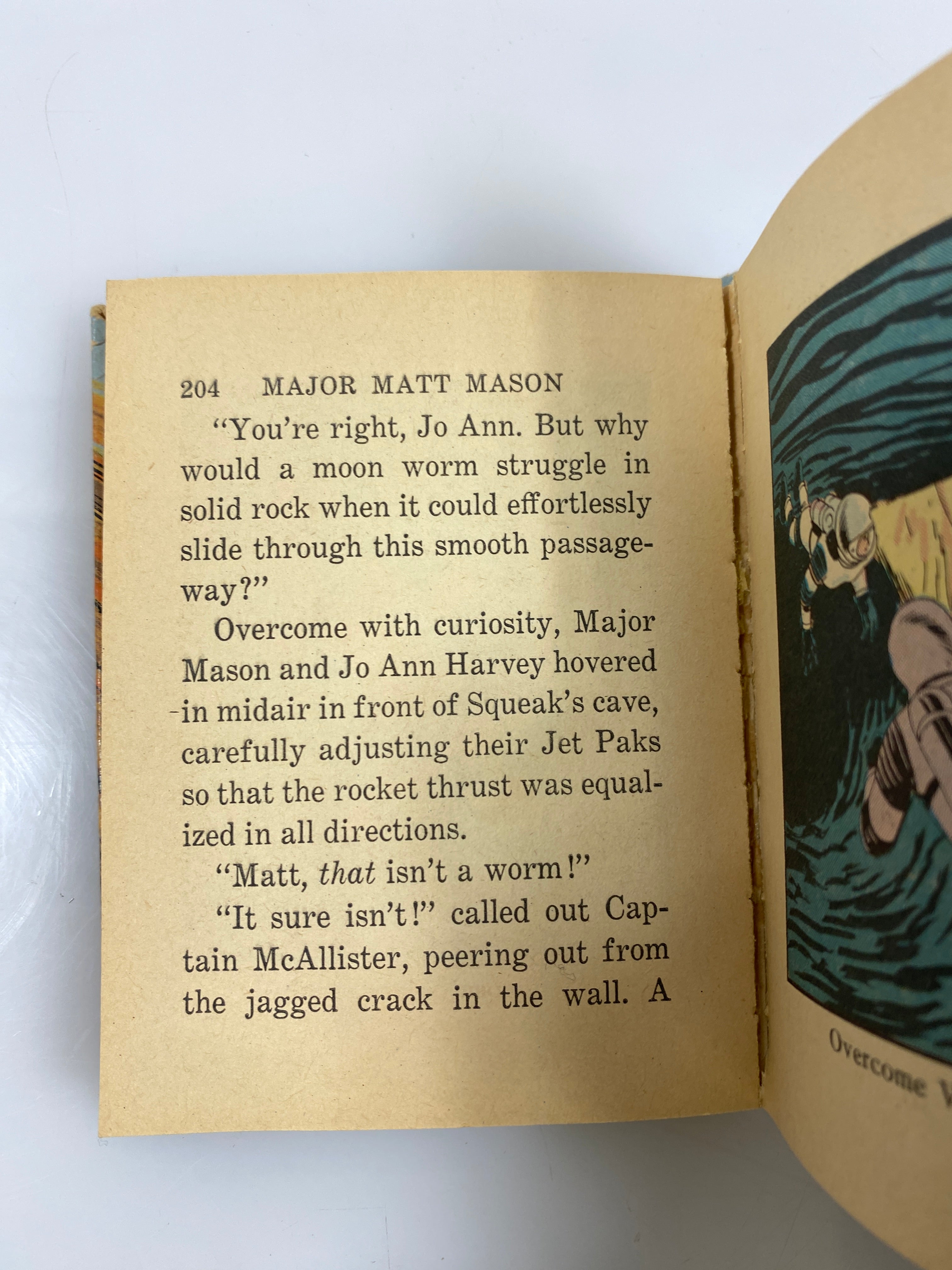 Major Matt Mason Moon Mission by Elrick 1968 HC