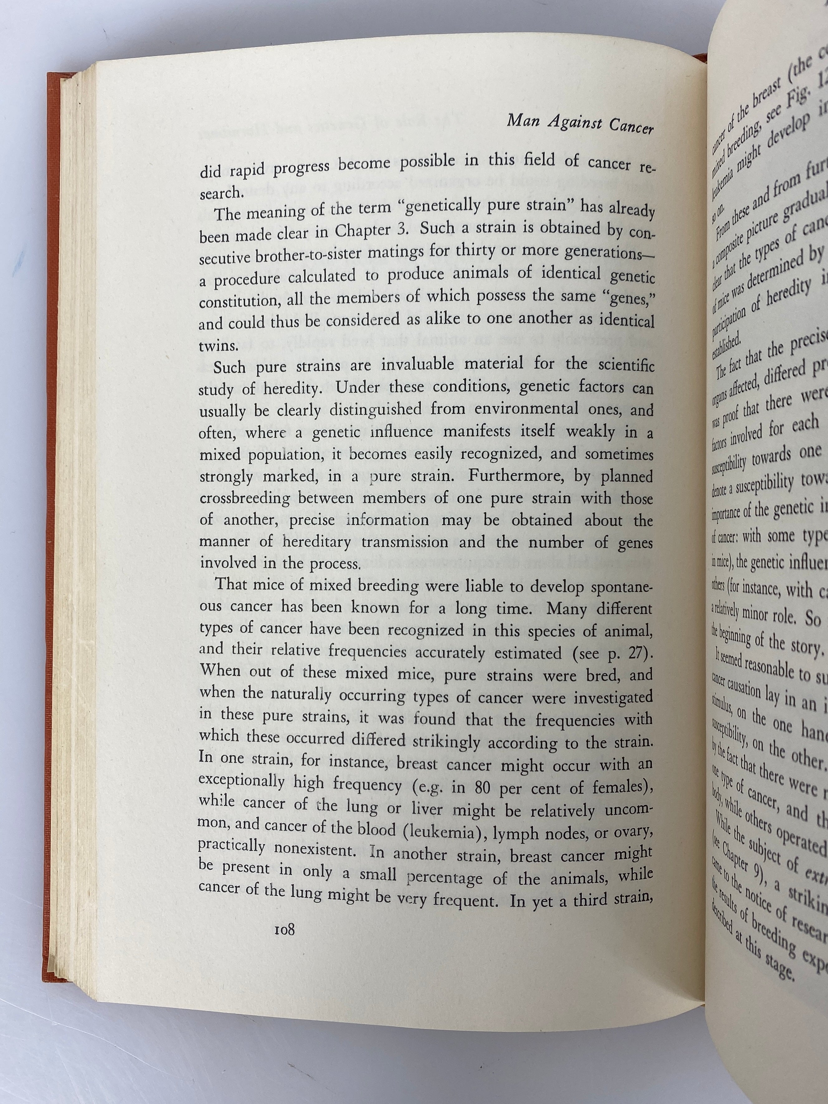 Man Against Cancer by Berenblum 1952 The Story of Cancer Research HC