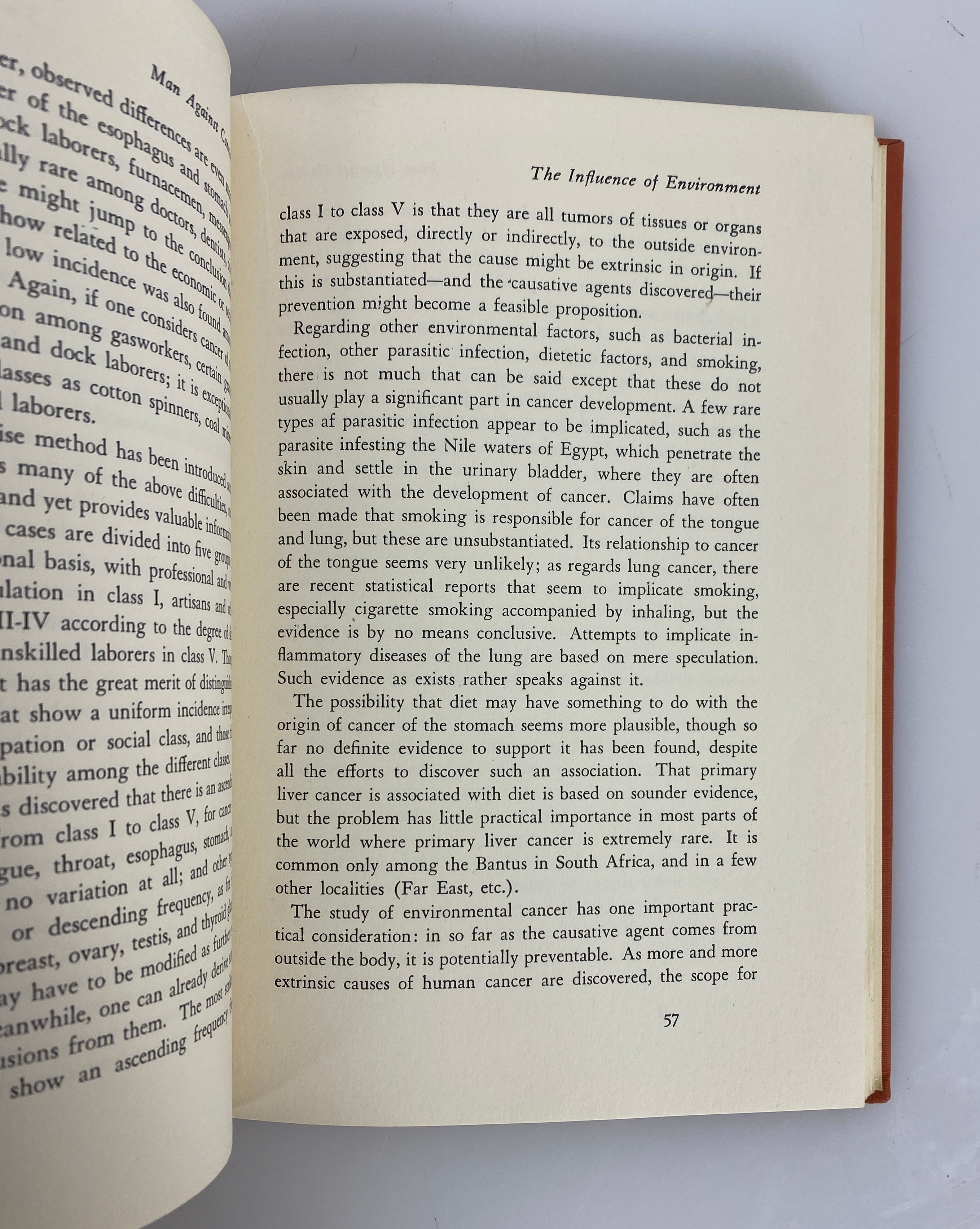 Man Against Cancer by Berenblum 1952 The Story of Cancer Research HC