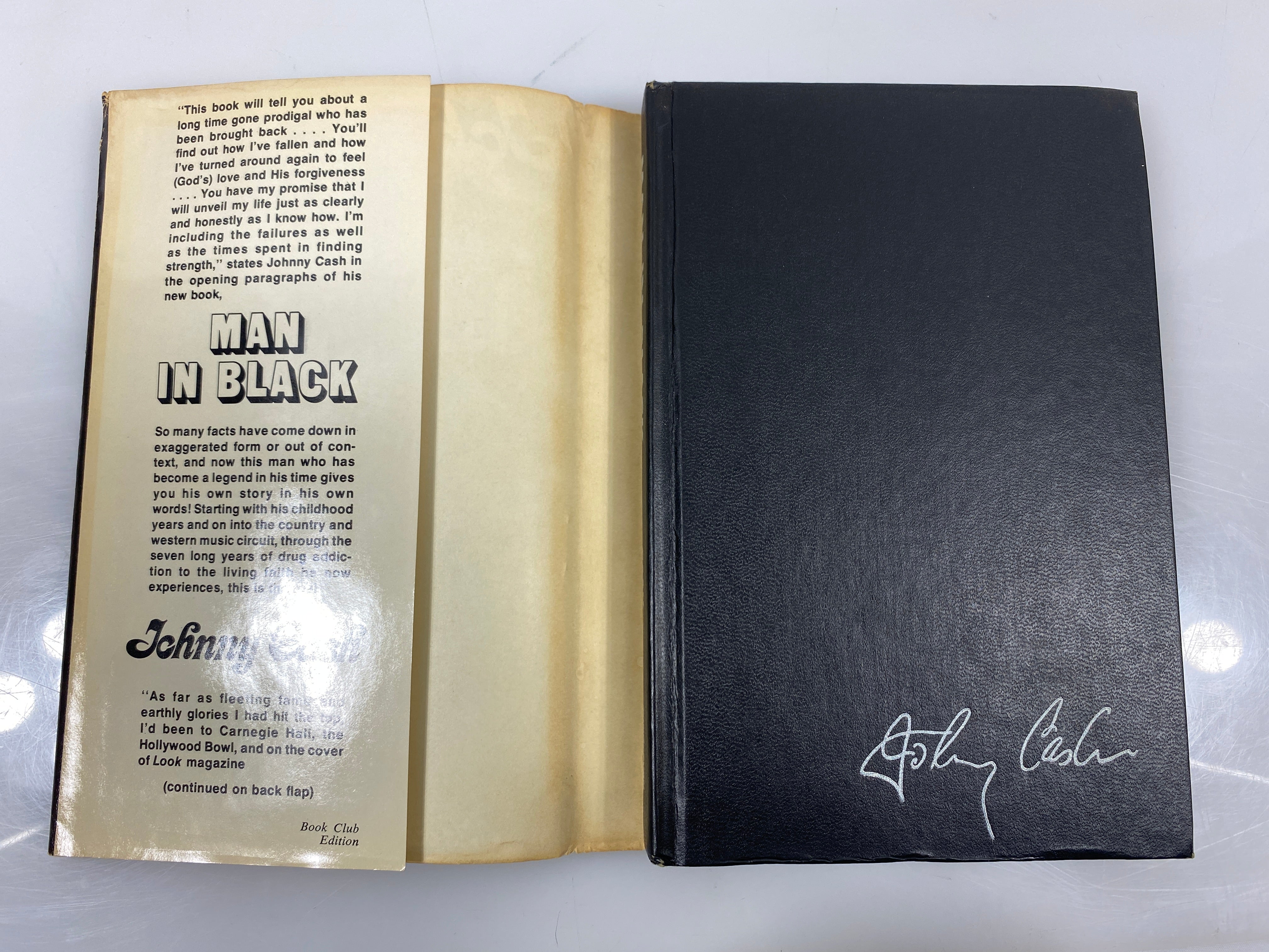 Man in Black by Johnny Cash 1975 HCDJ