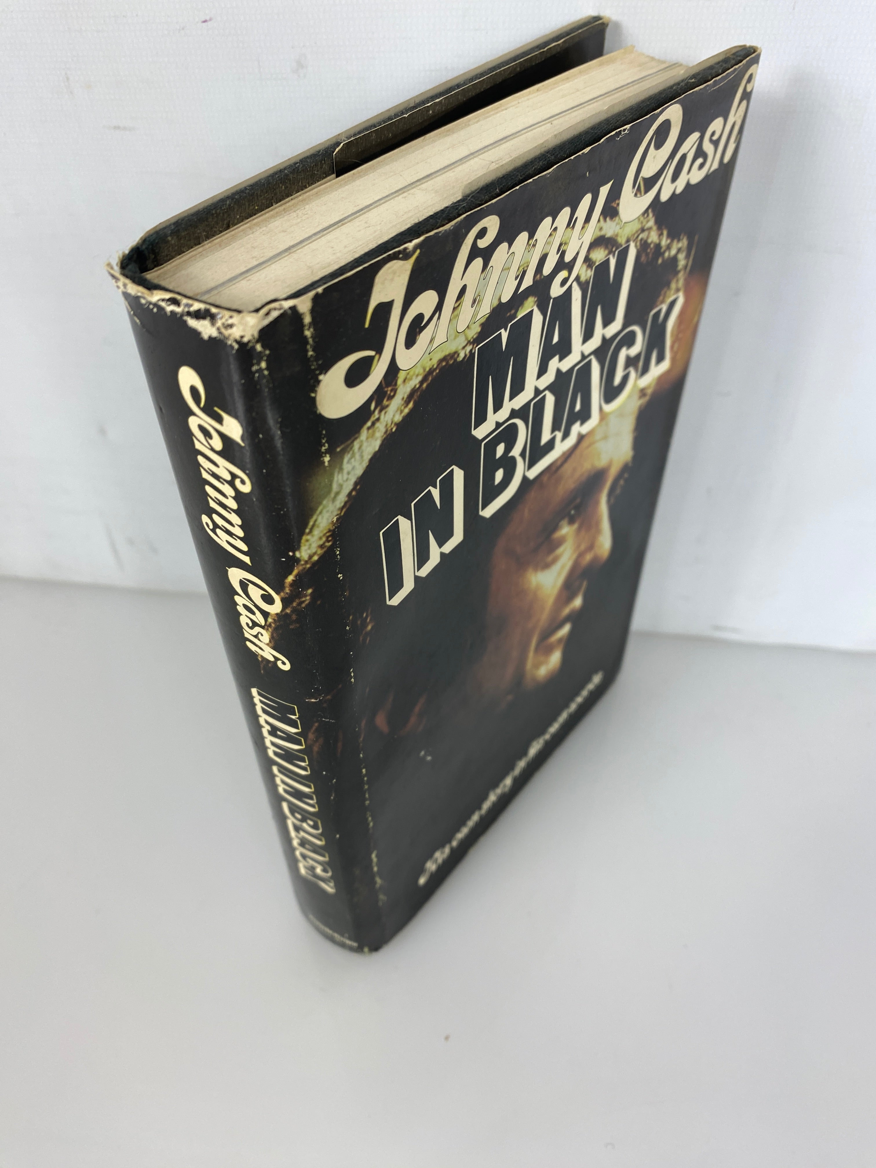 Man in Black: His Own Story in His Own Words Johnny Cash HC 1975