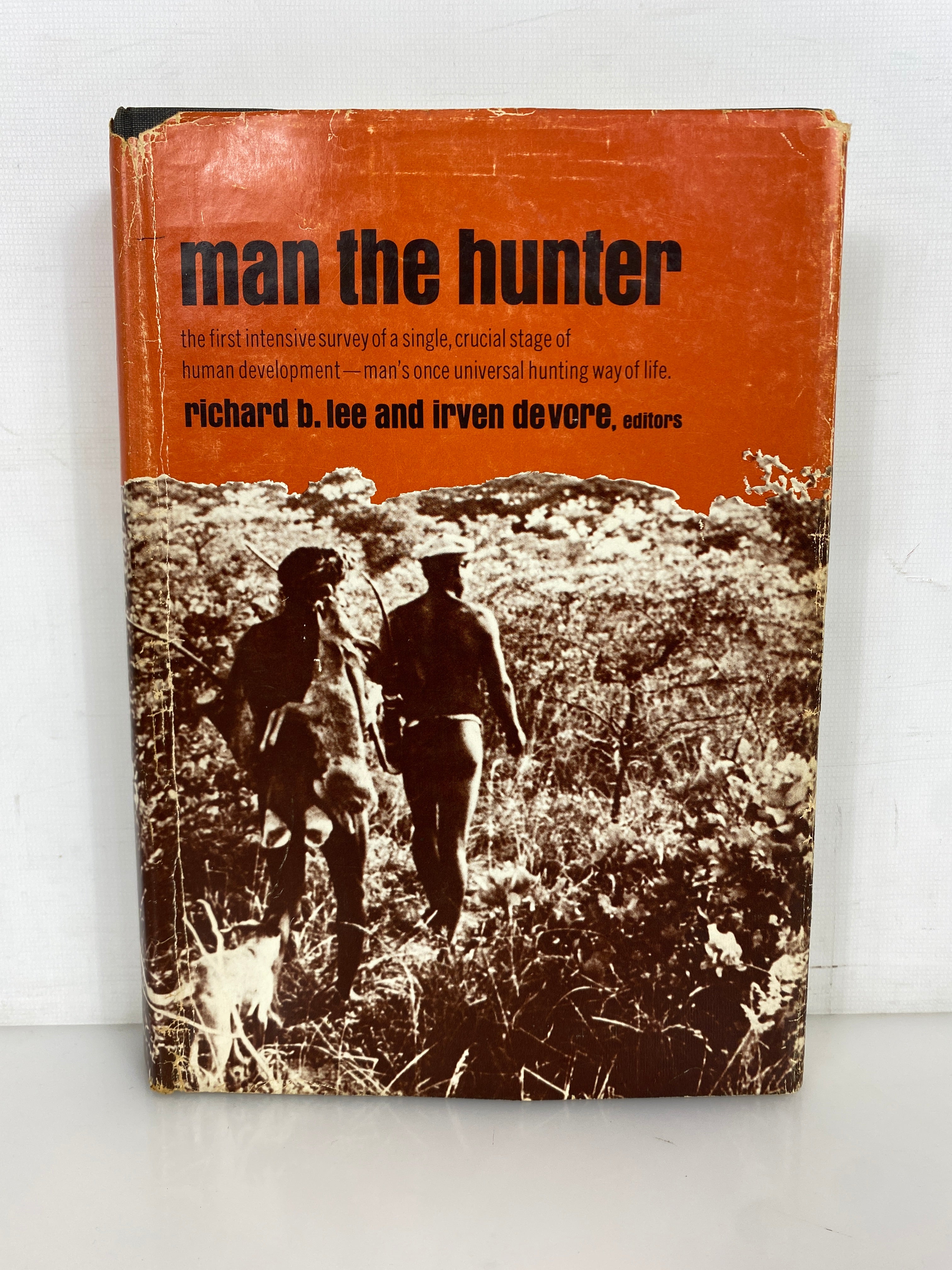 Man the Hunter by Richard Lee and Irven DeVore 1968 Vintage First Ed HC DJ
