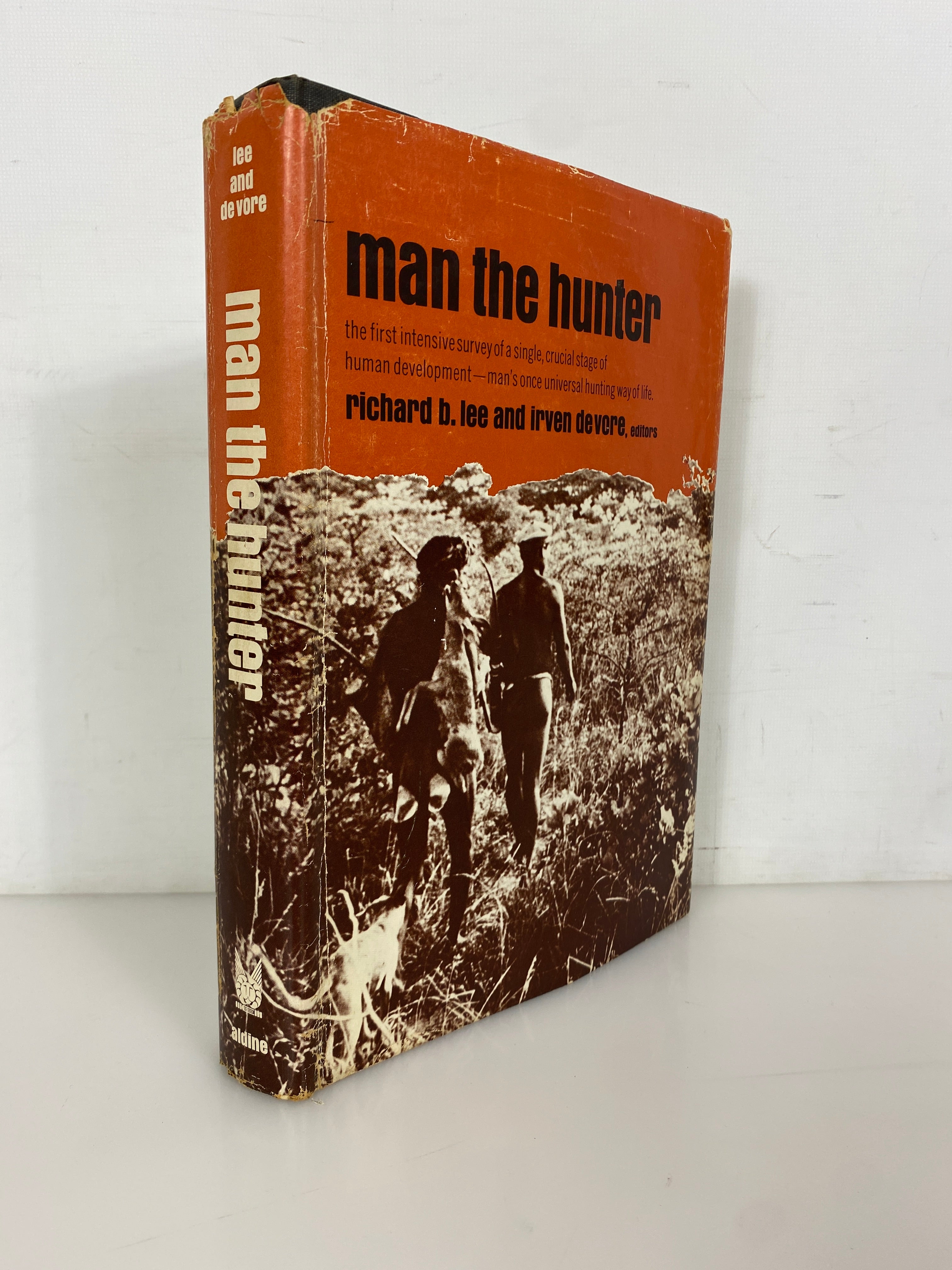 Man the Hunter by Richard Lee and Irven DeVore 1968 Vintage First Ed HC DJ