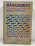 Management Principles & Practices by McFarland Rare 1970 Third Ed HC