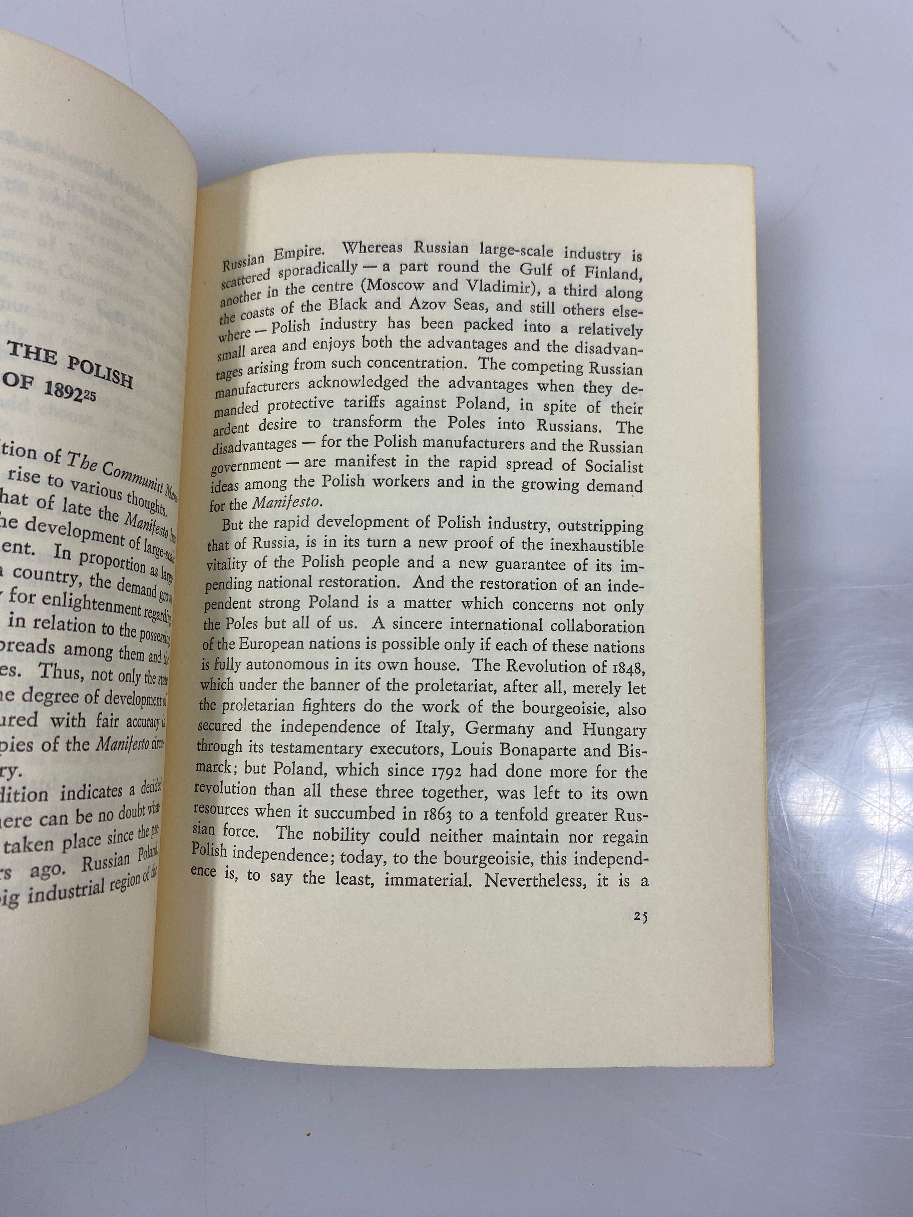 Manifesto of the Communist Party Marx/Engels 1975 2nd Ed./Print SC