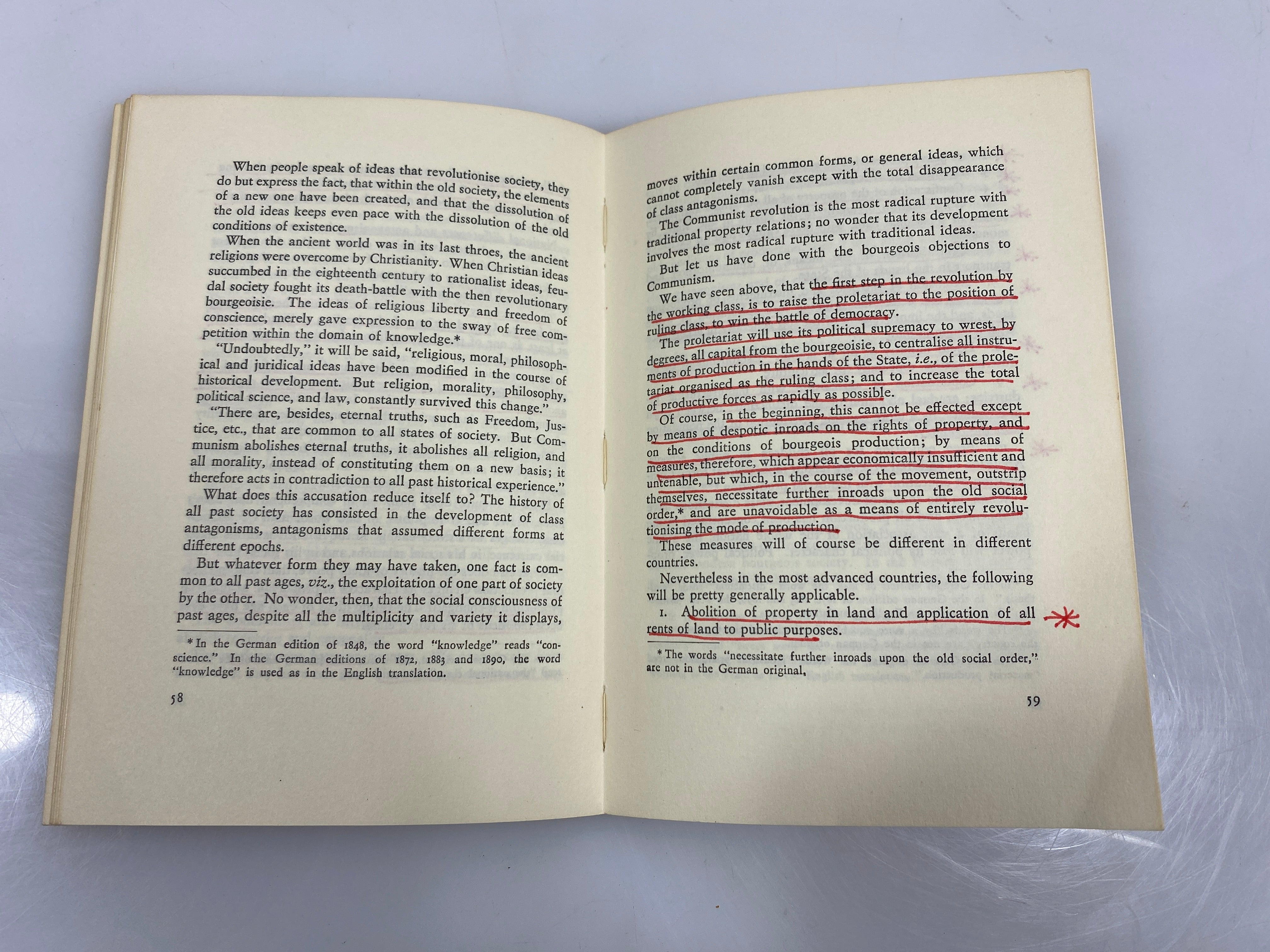Manifesto of the Communist Party Marx/Engels 1975 2nd Ed./Print SC