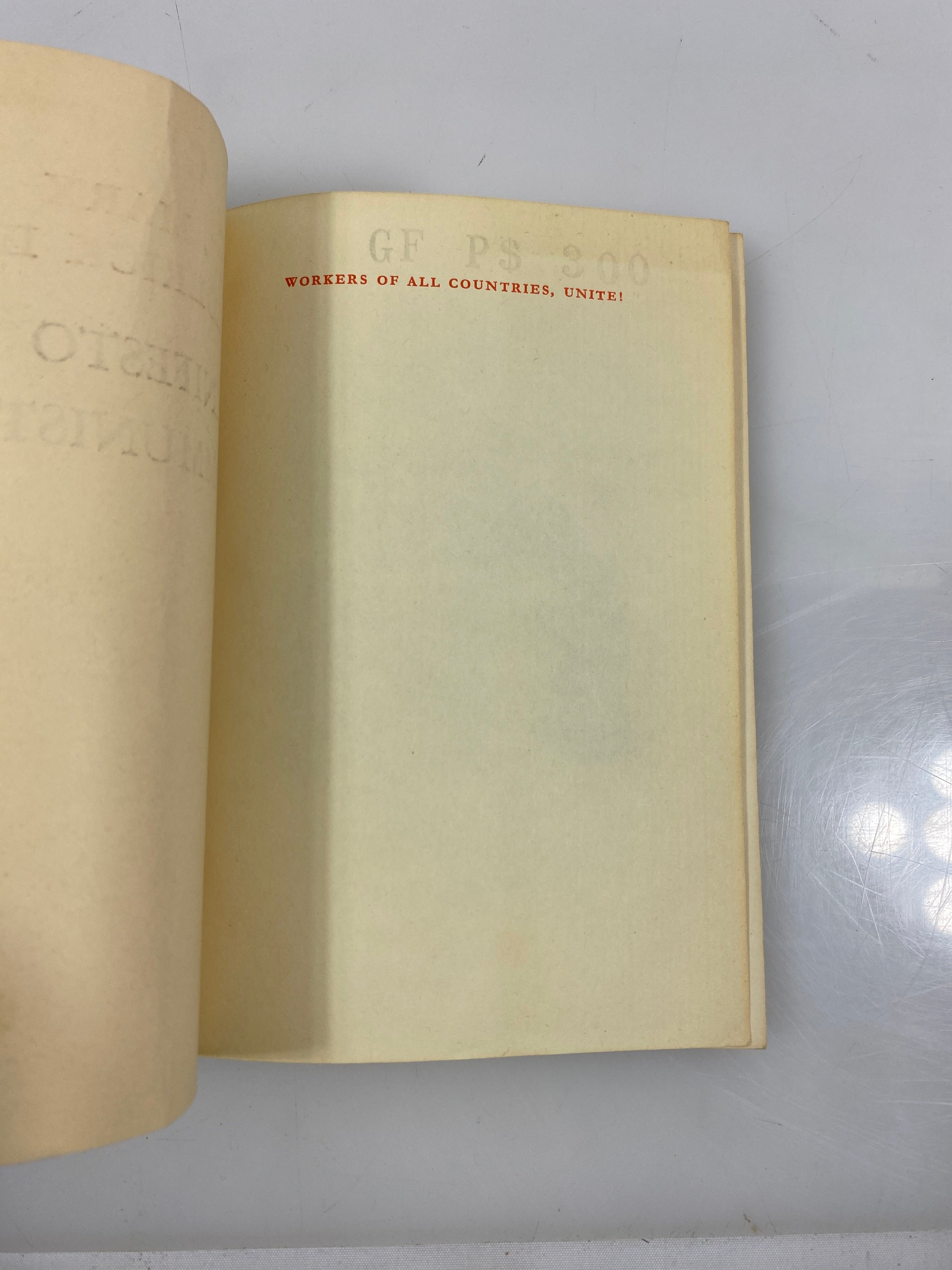 Manifesto of the Communist Party Marx/Engels 1975 2nd Ed./Print SC