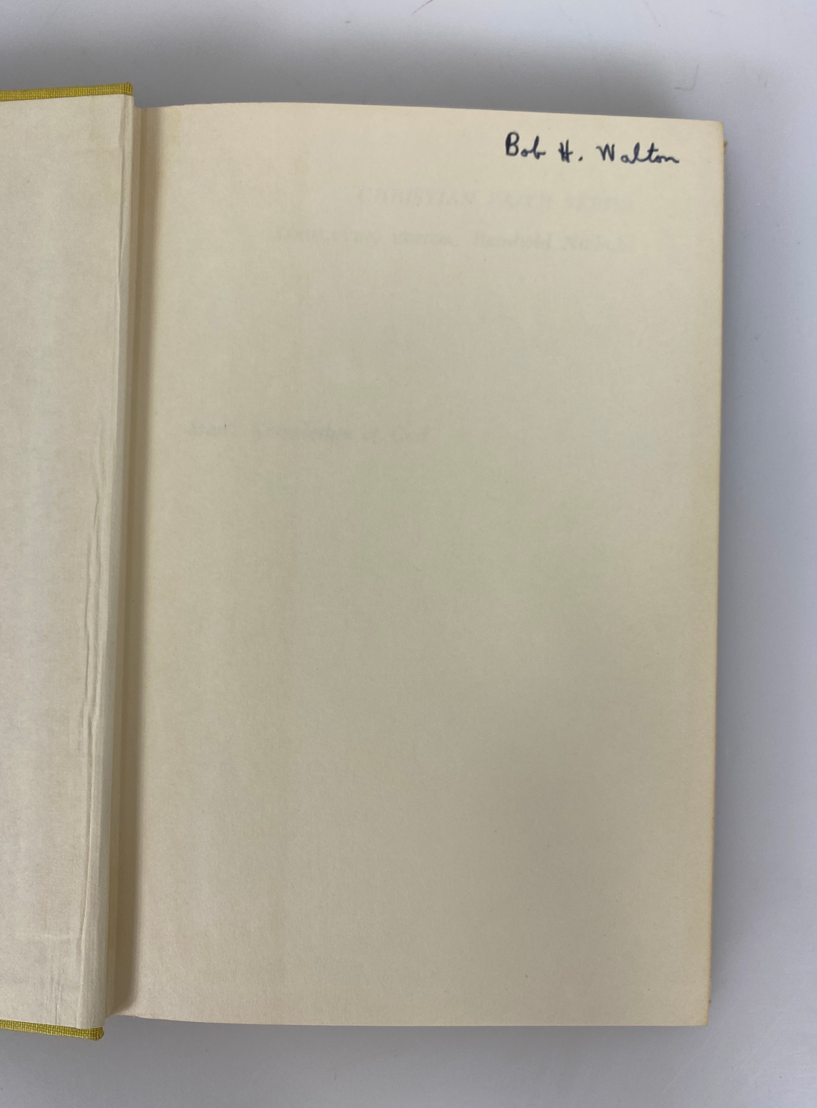 Man's Knowledge of God by William Wolf 1955 First Edition HC DJ