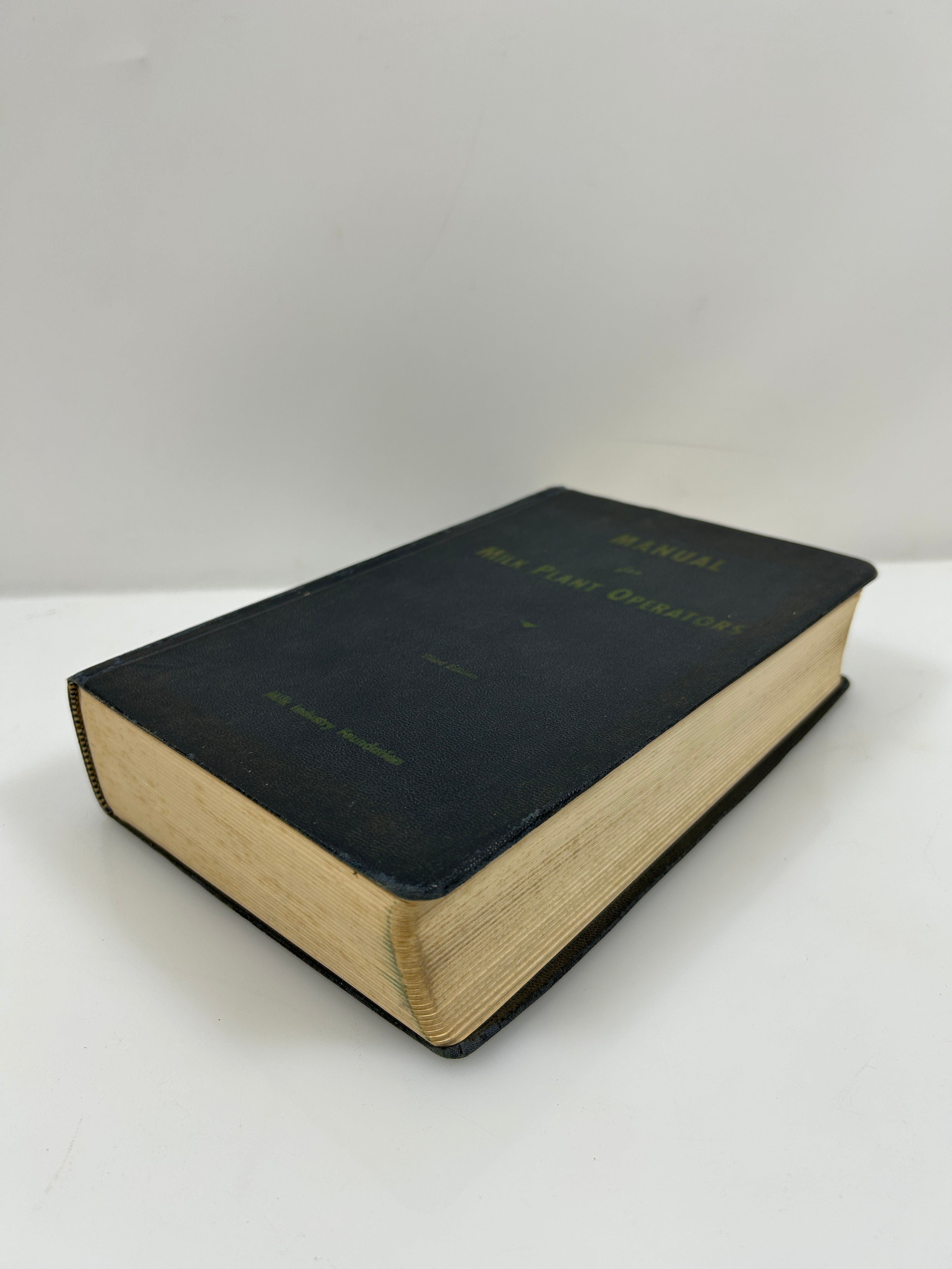 Manual for Milk Plant Operators 1967 3rd Edition 1st Printing HC