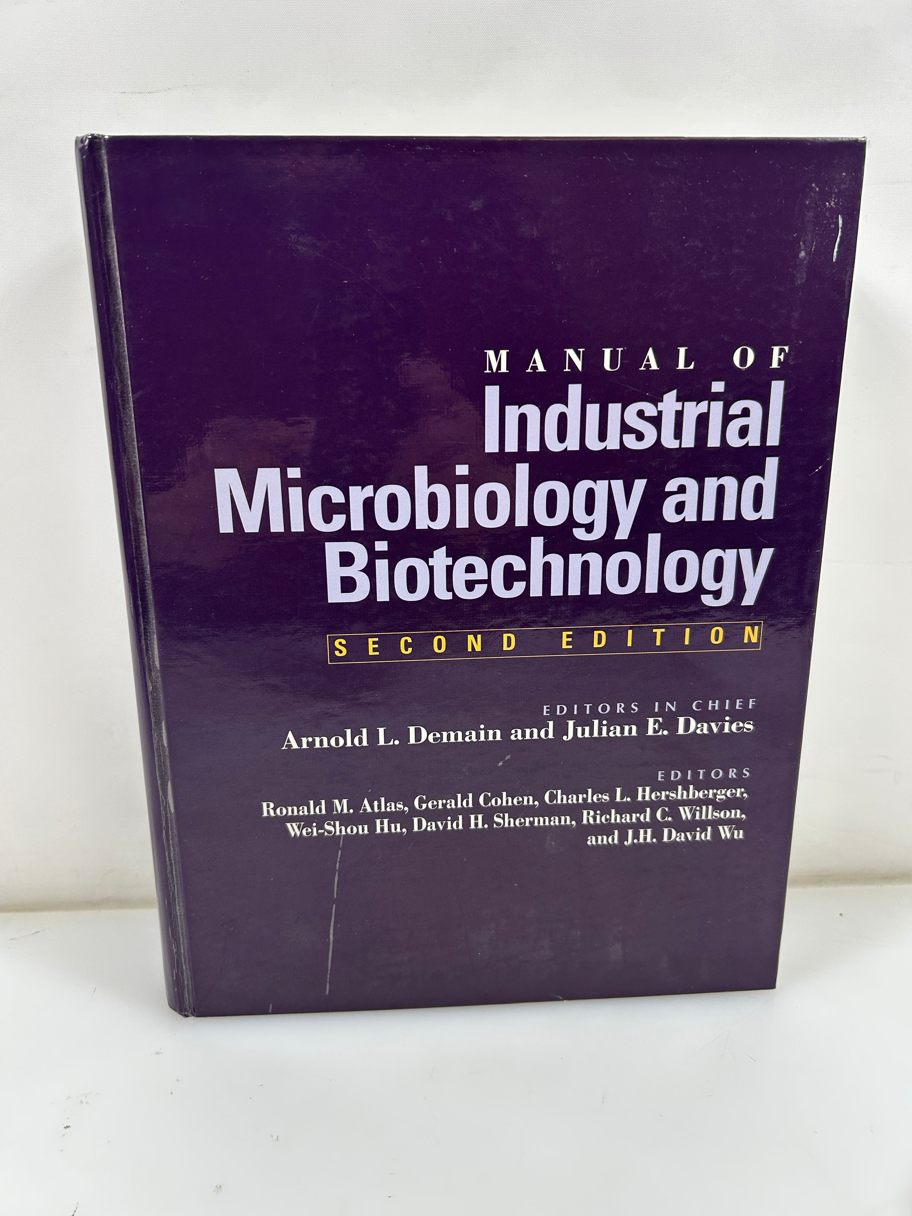 Manual of Industrial Microbiology & Biotechnology Demain/Davies 2nd Edition 1999 HC