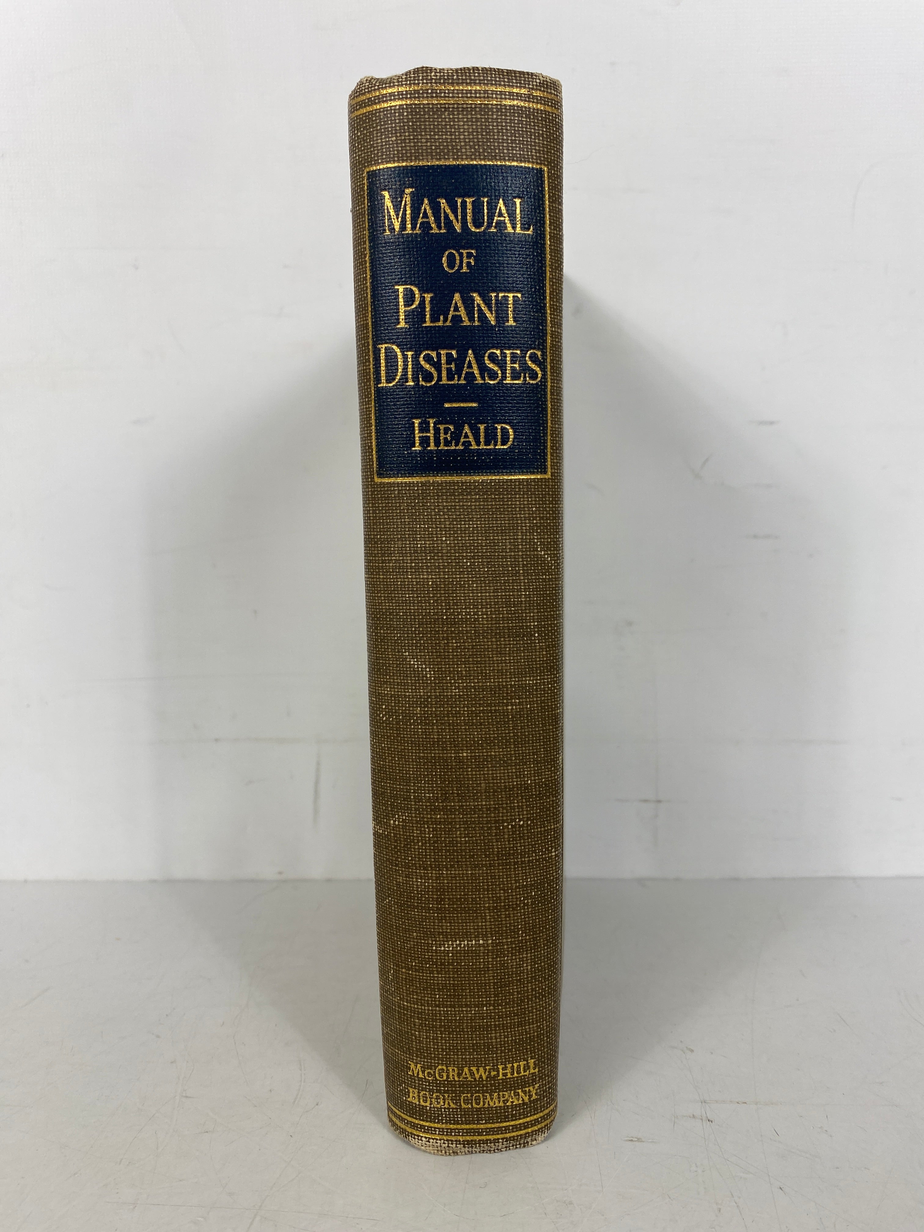 Manual of Plant Diseases by F. Deforest Heald 1933 2nd Edition HC