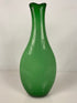 Marc Vanderberg Signed Green Vase with Silver Flecks
