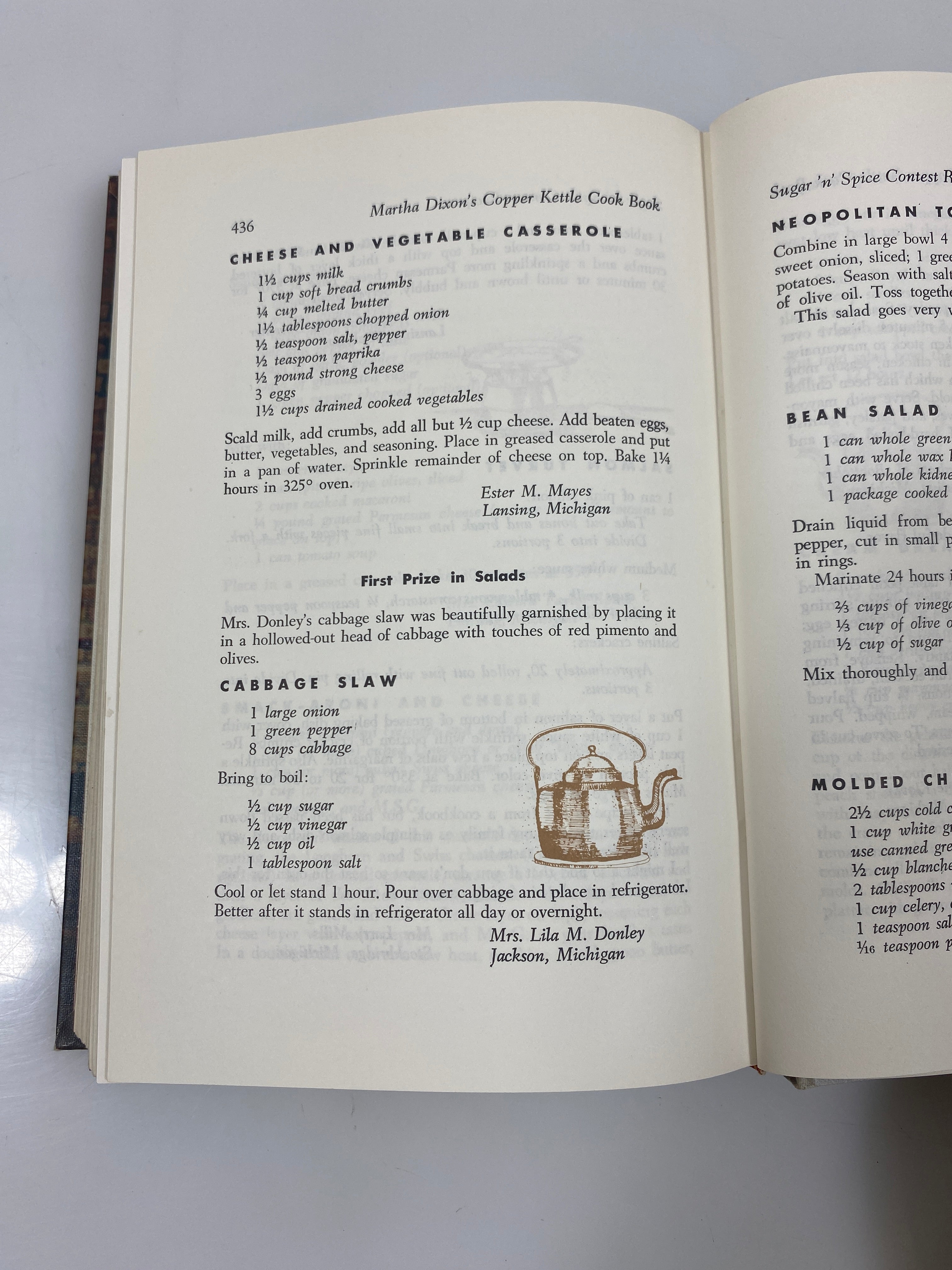 Martha Dixon's Copper Kettle Cook Book Wm. B. Eerdmans Publishing 1963 HC