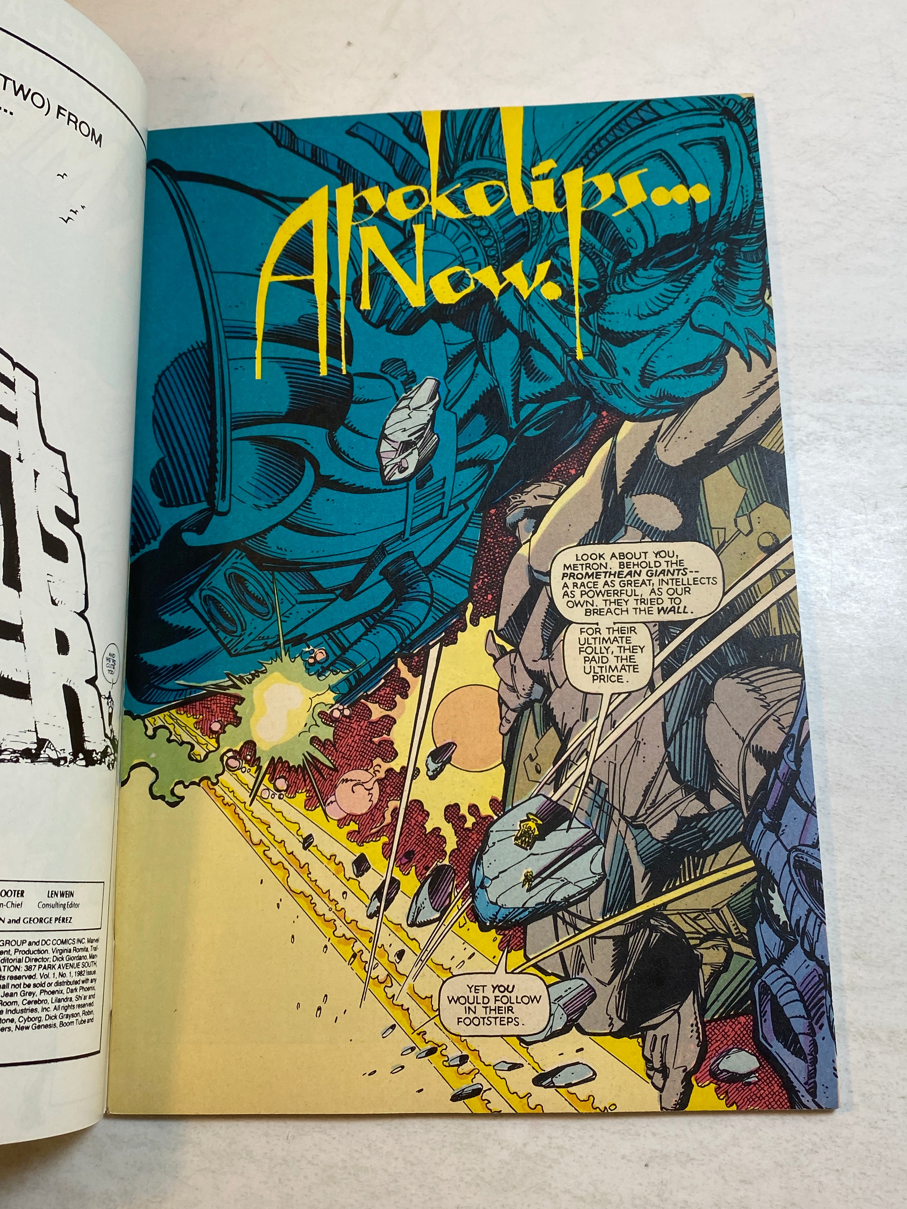 Marvel DC Present X-Men and Teen Titans #1 1982